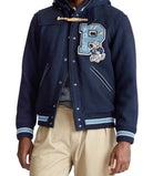 2XL Polo Ralph Lauren Navy BKLYN Tiger Letterman Toggle Varsity Jacket - Flashy Deals Store