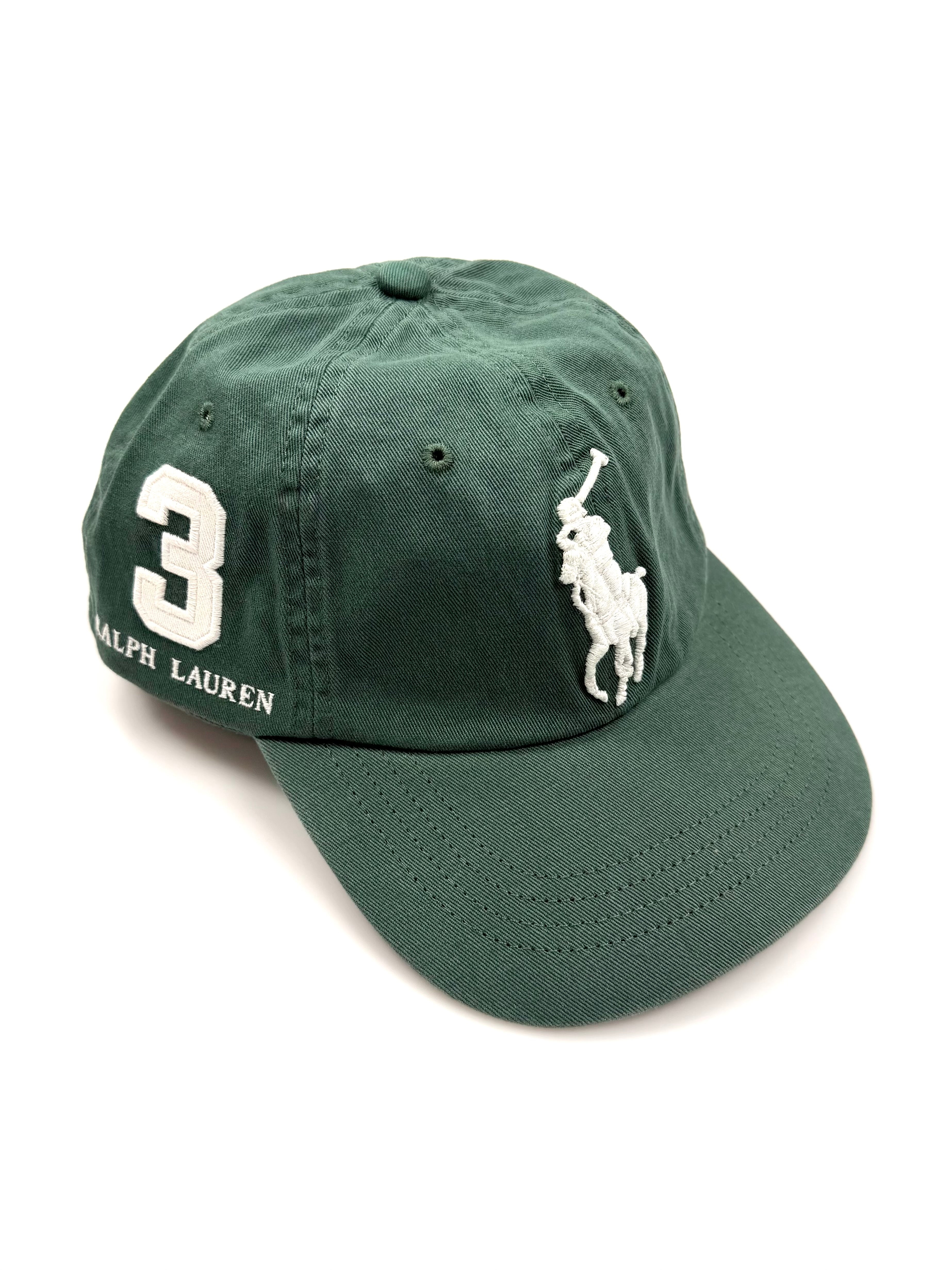 Polo Ralph Lauren Big Pony Washed Forest Hat Side "SQ" 3 Ralph Lauren - Flashy Deals Store