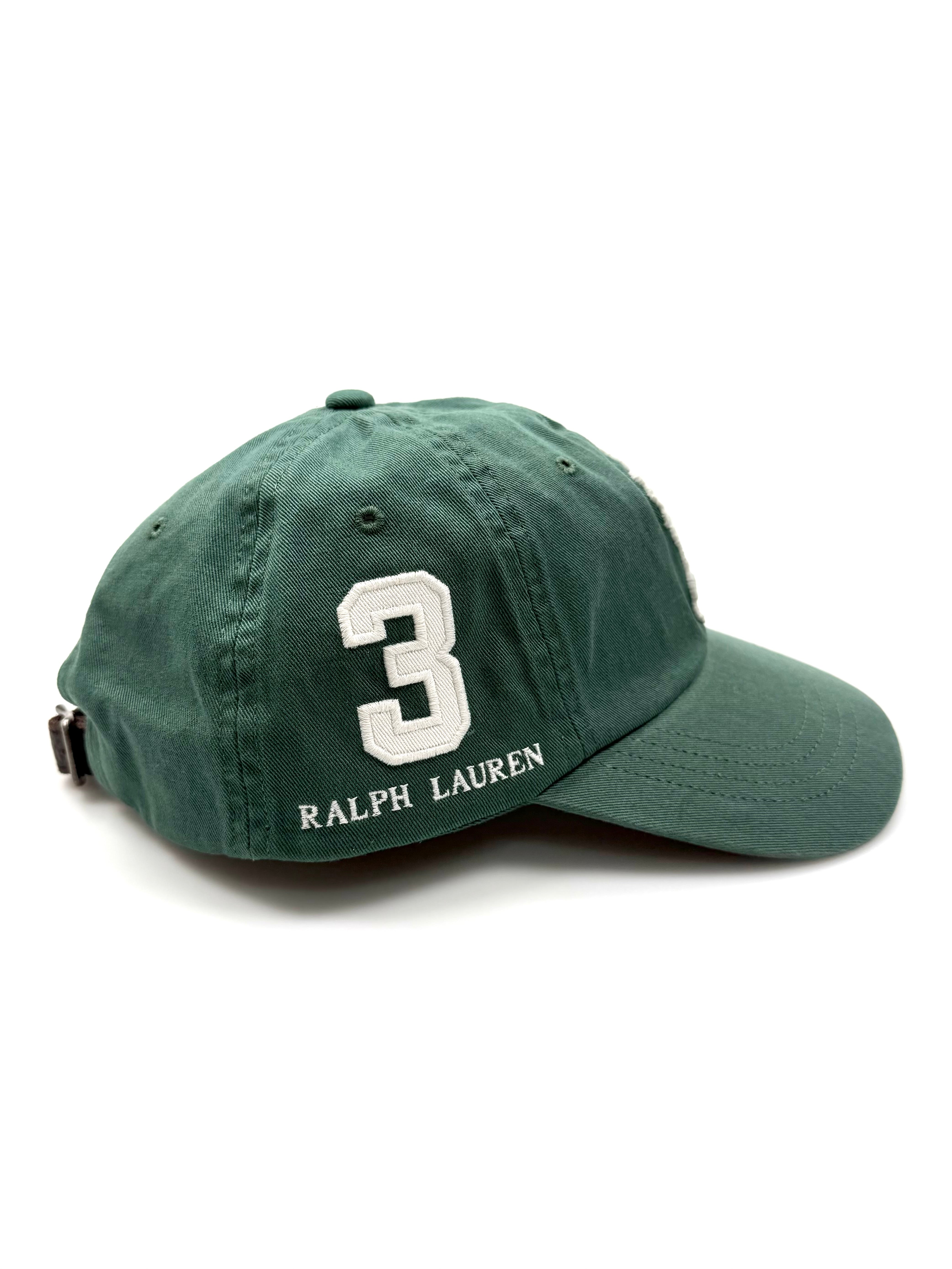 Polo Ralph Lauren Big Pony Washed Forest Hat Side "SQ" 3 Ralph Lauren - Flashy Deals Store
