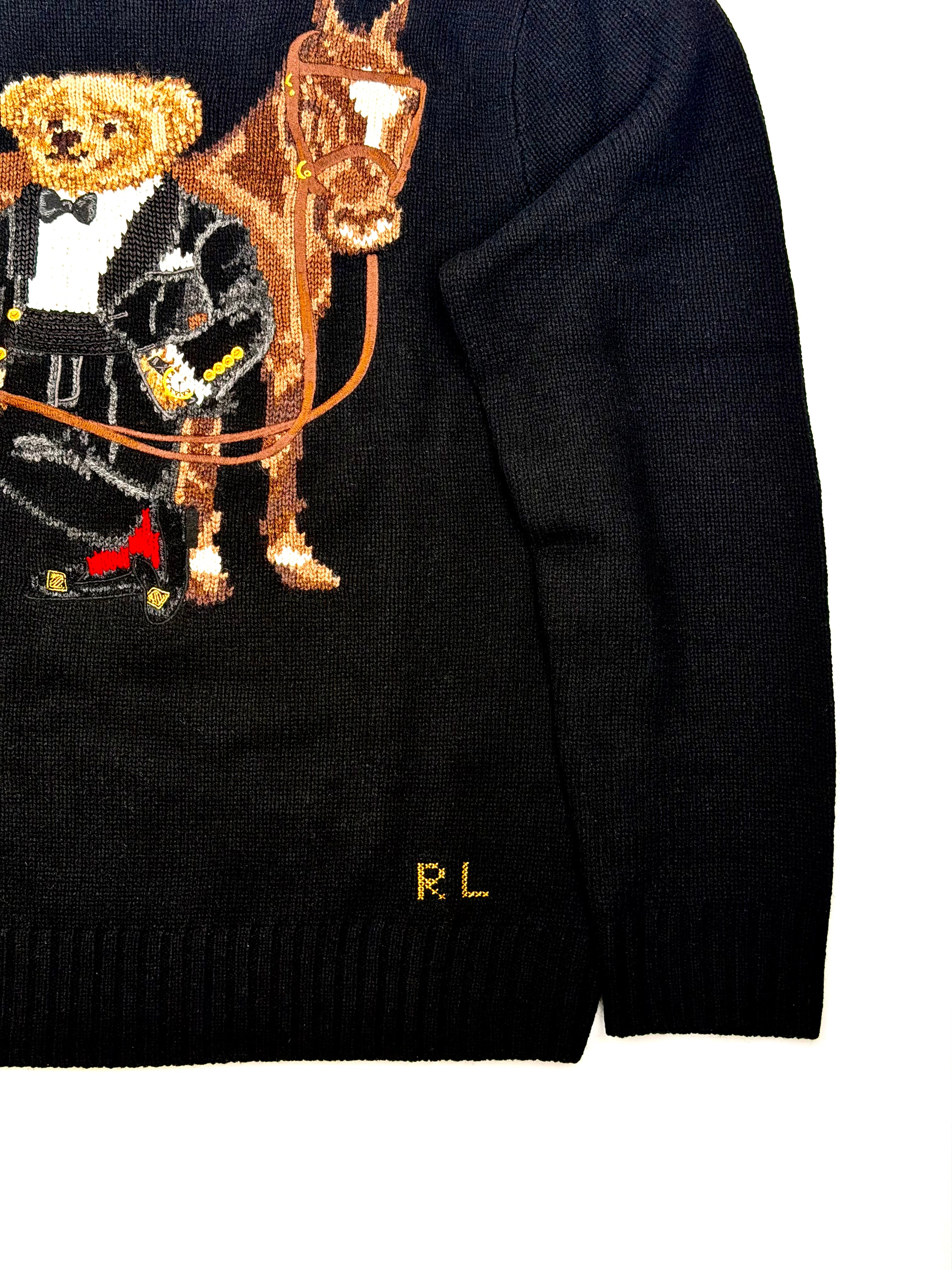 Polo Ralph Lauren Polo Bear Horse Wool Sweater - Flashy Deals Store