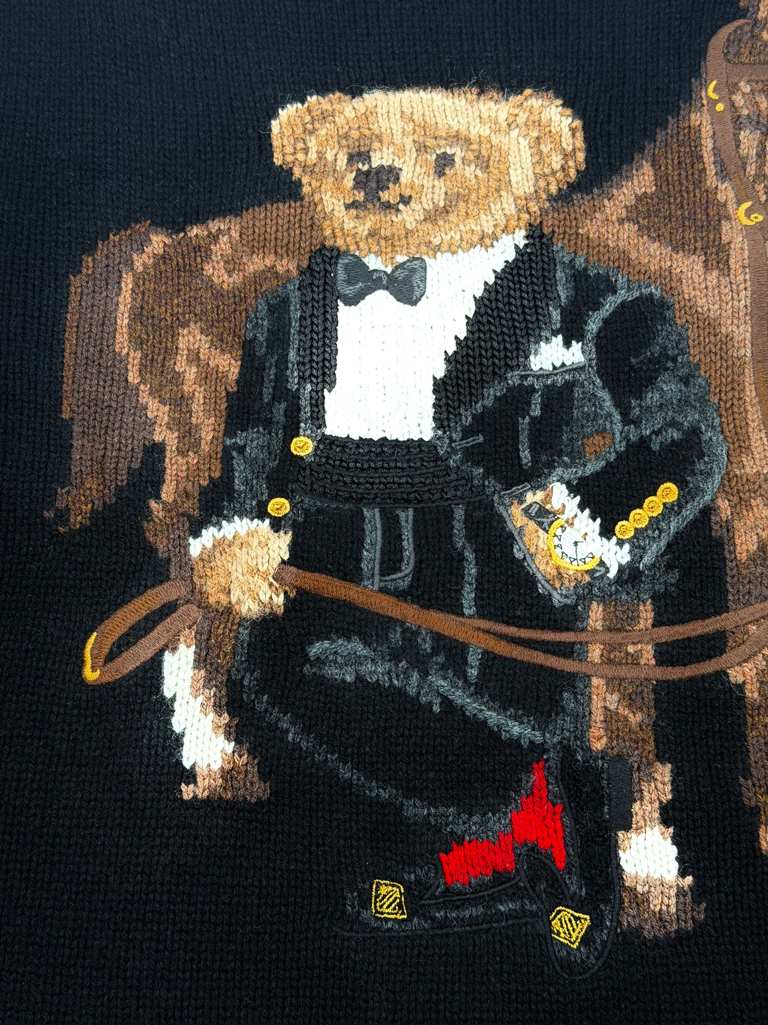 Polo Ralph Lauren Polo Bear Horse Wool Sweater - Flashy Deals Store