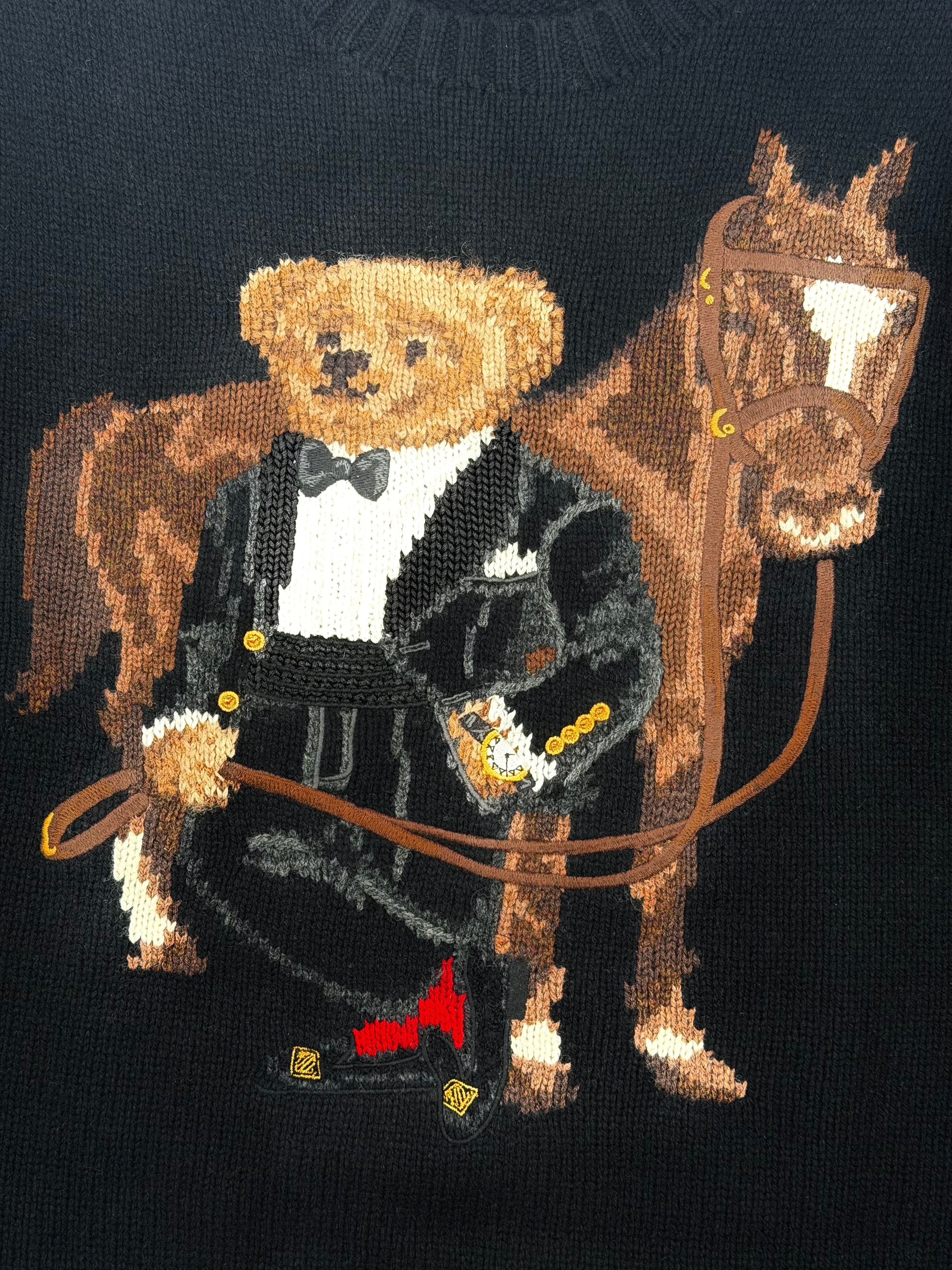Polo Ralph Lauren Polo Bear Horse Wool Sweater - Flashy Deals Store