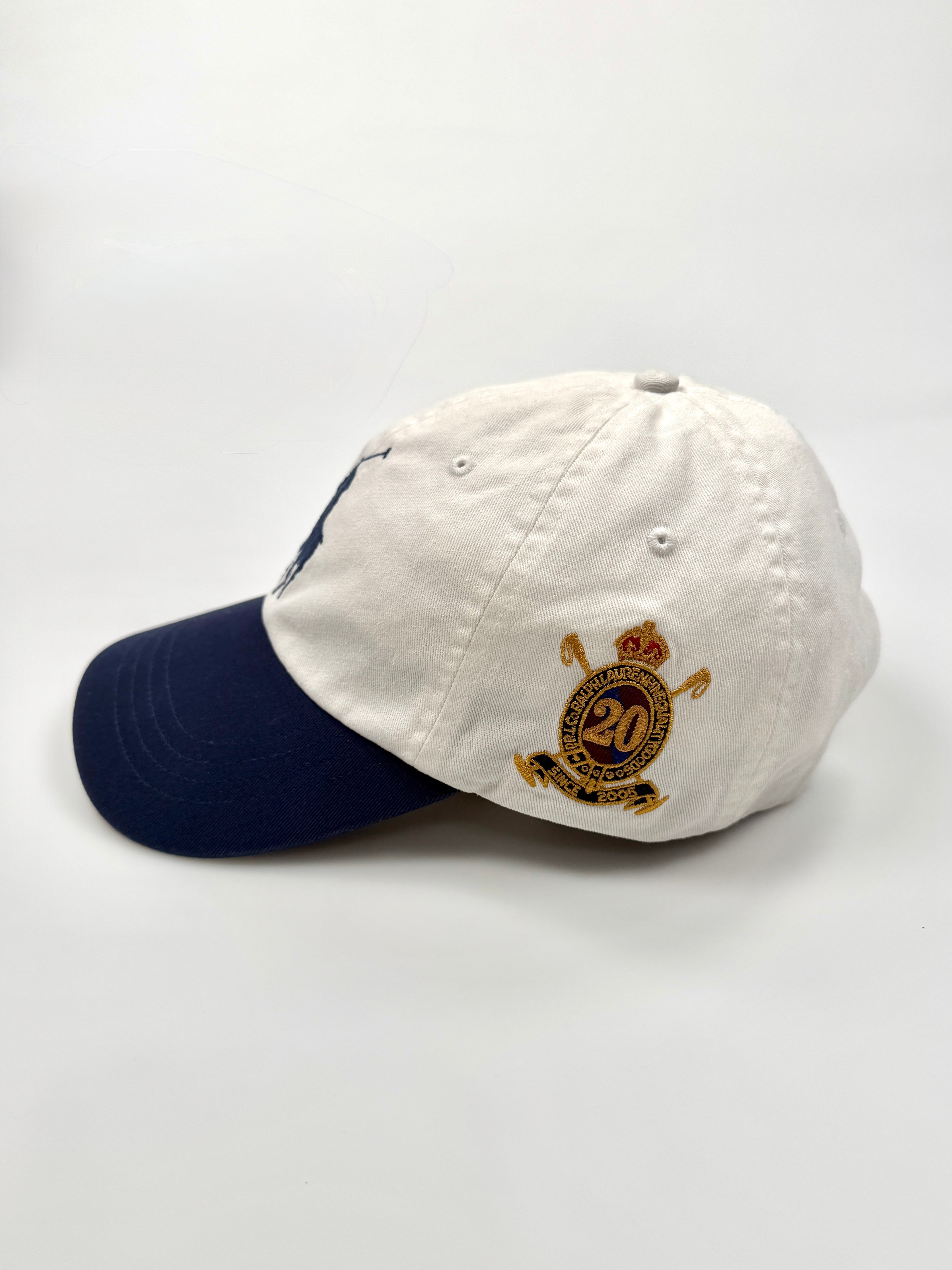 Polo Ralph Lauren Big Pony 20th Anniversary White Hat Side "SQ" 3 Ralph Lauren - Flashy Deals Store