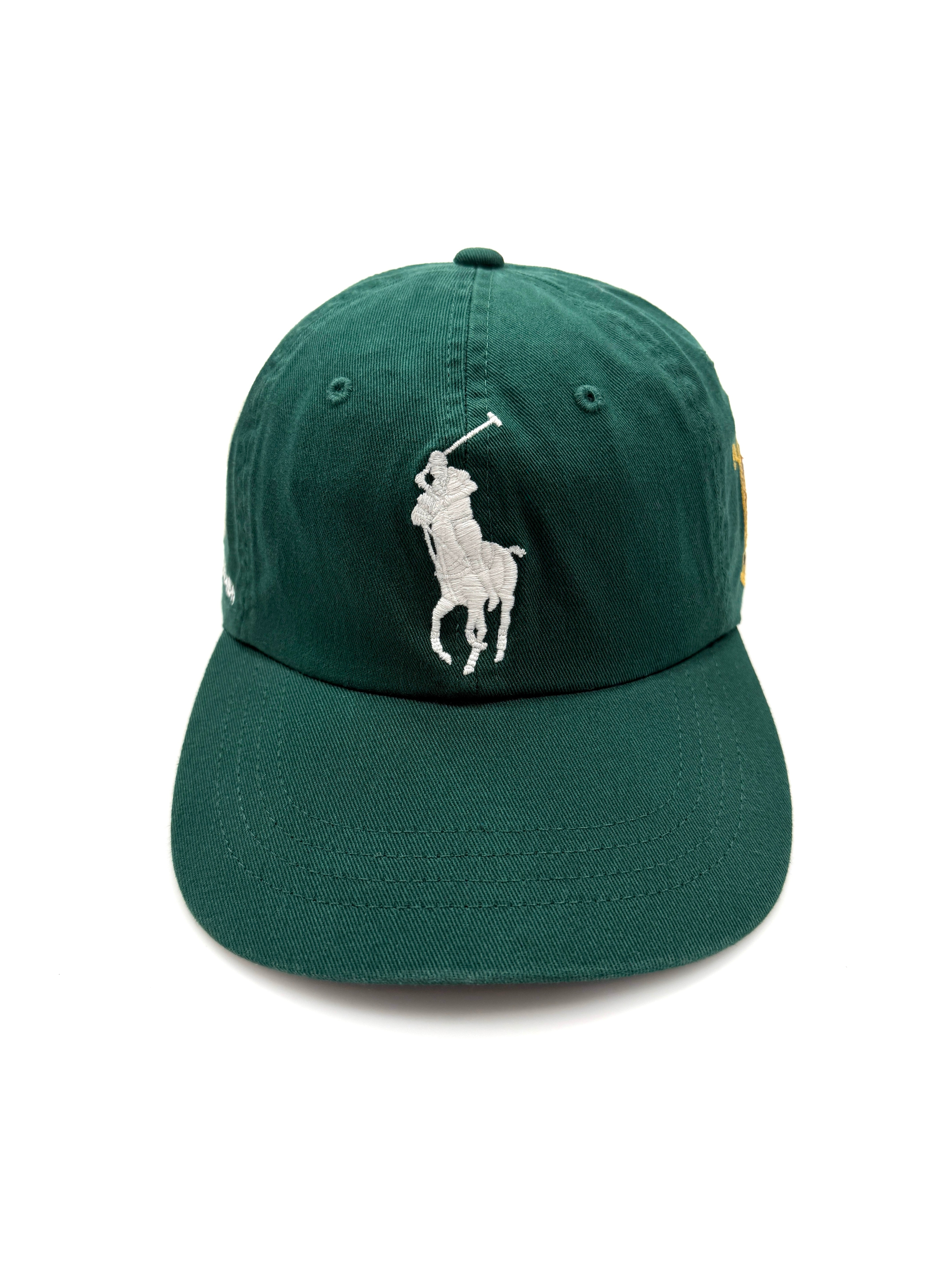 Polo Ralph Lauren Big Pony 20th Anniversary Hunter Green Hat Side "SQ" 3 Ralph Lauren - Flashy Deals Store