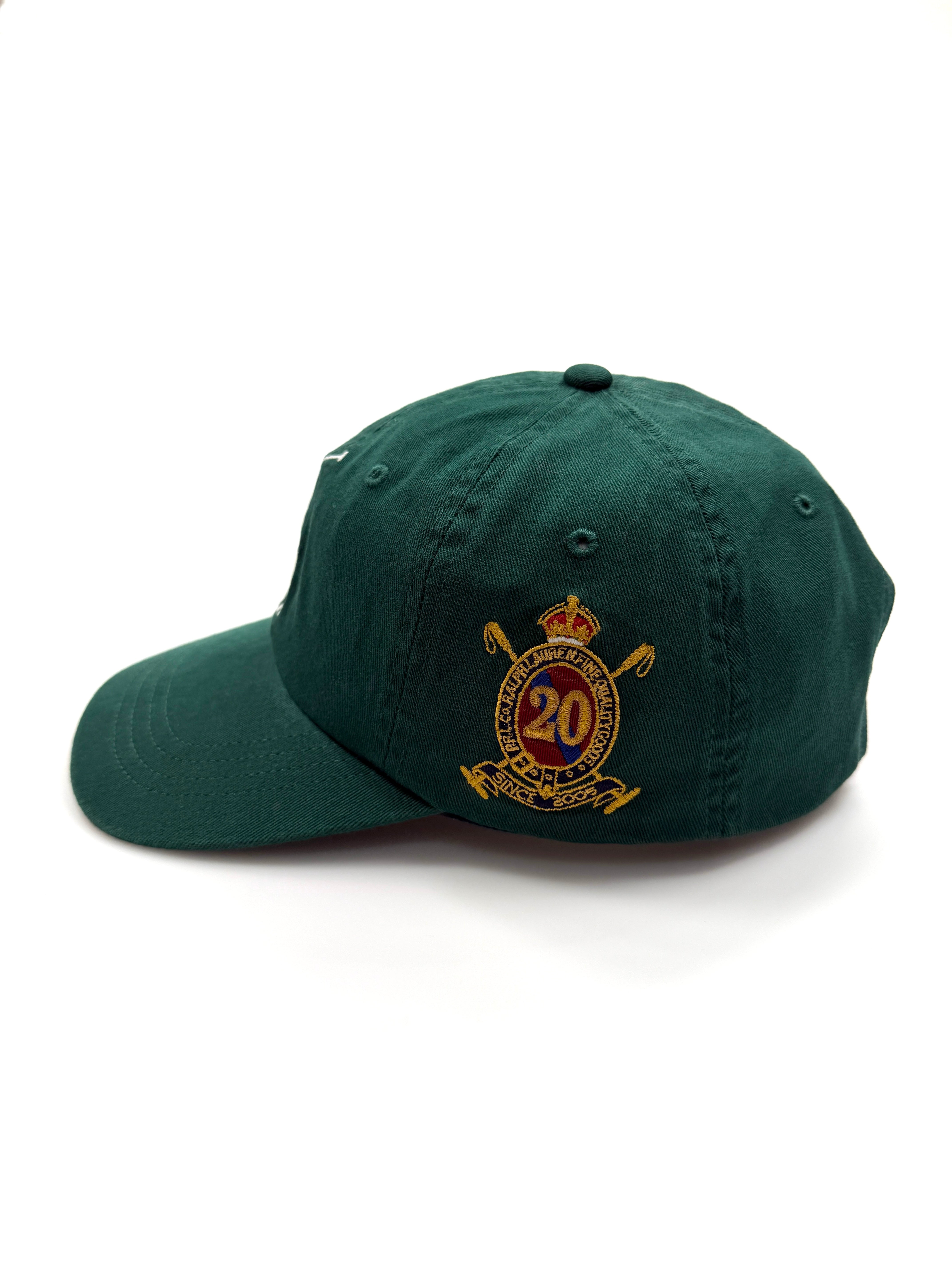 Polo Ralph Lauren Big Pony 20th Anniversary Hunter Green Hat Side "SQ" 3 Ralph Lauren - Flashy Deals Store