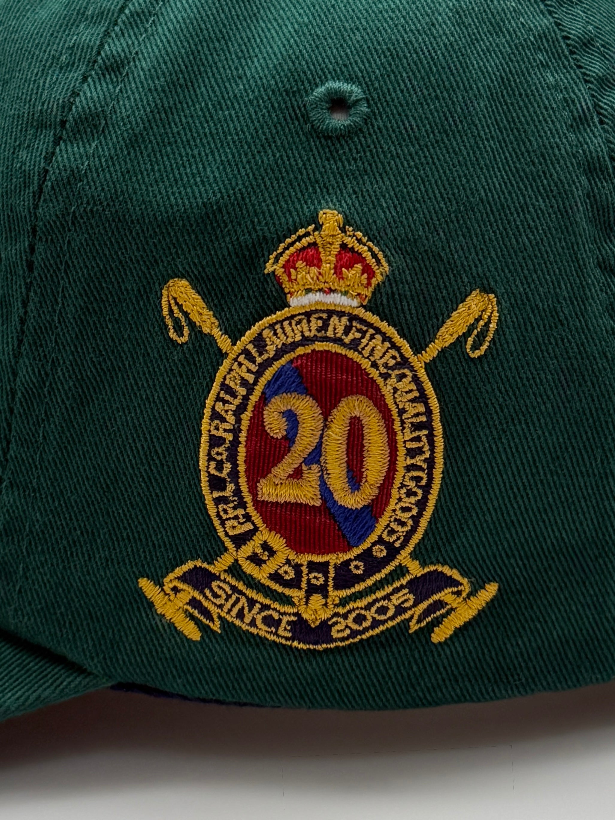 Polo Ralph Lauren Big Pony 20th Anniversary Hunter Green Hat Side "SQ" 3 Ralph Lauren - Flashy Deals Store