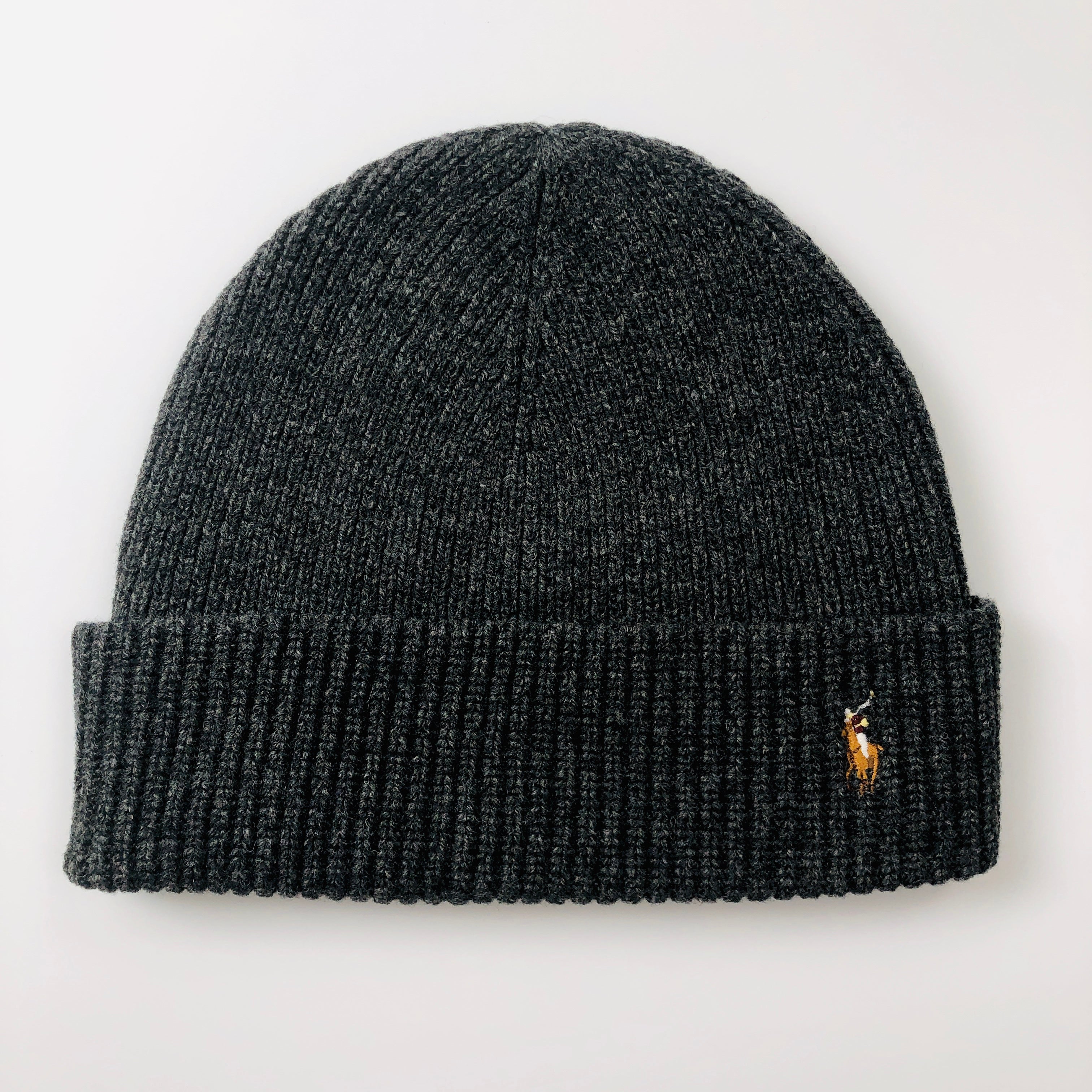 Polo Ralph Lauren Vintage 100% Merino Lambswool Beanie Hat