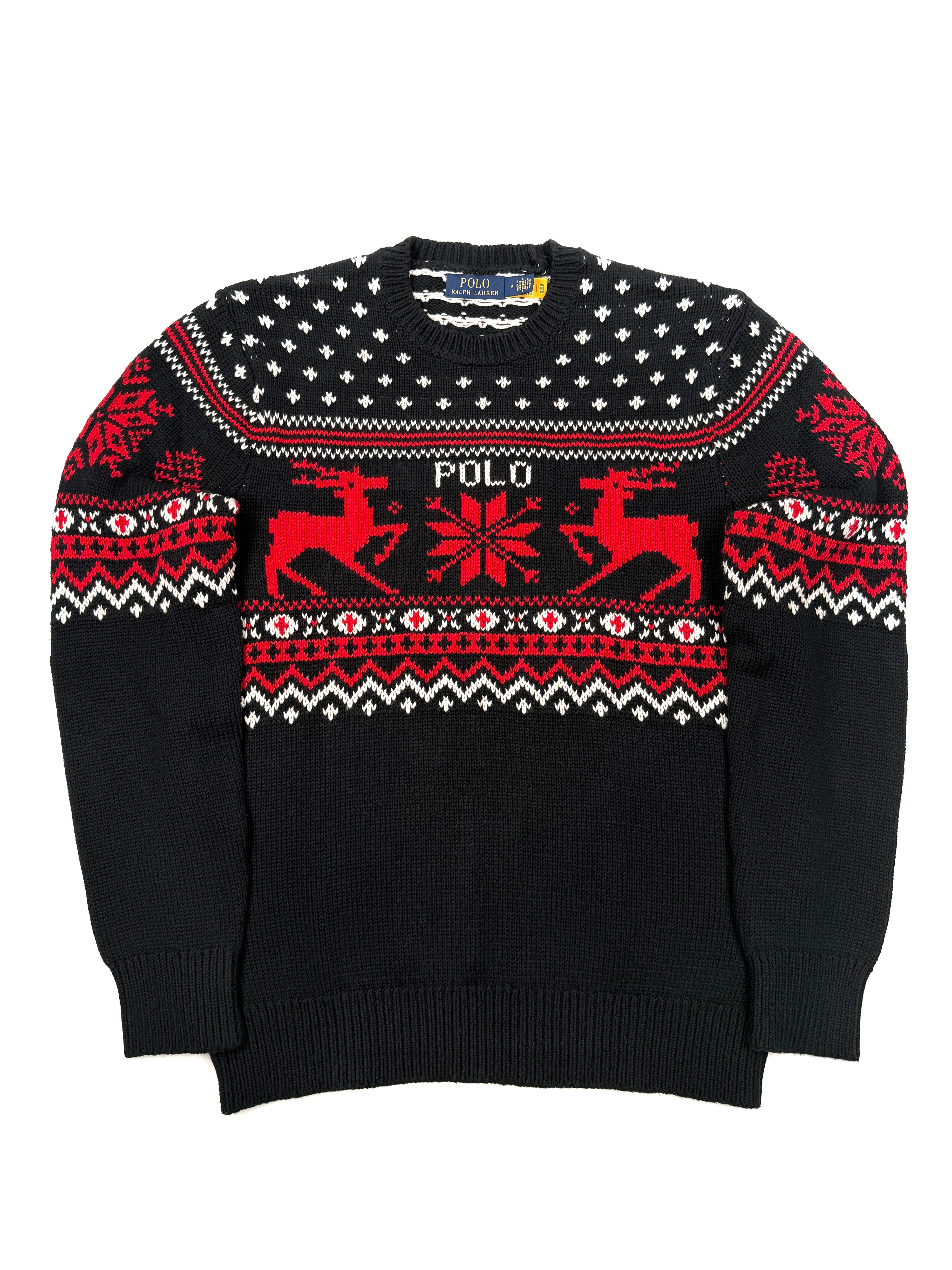 Polo Ralph Lauren Reindeer Cotton-Cashmere Sweater - Flashy Deals Store