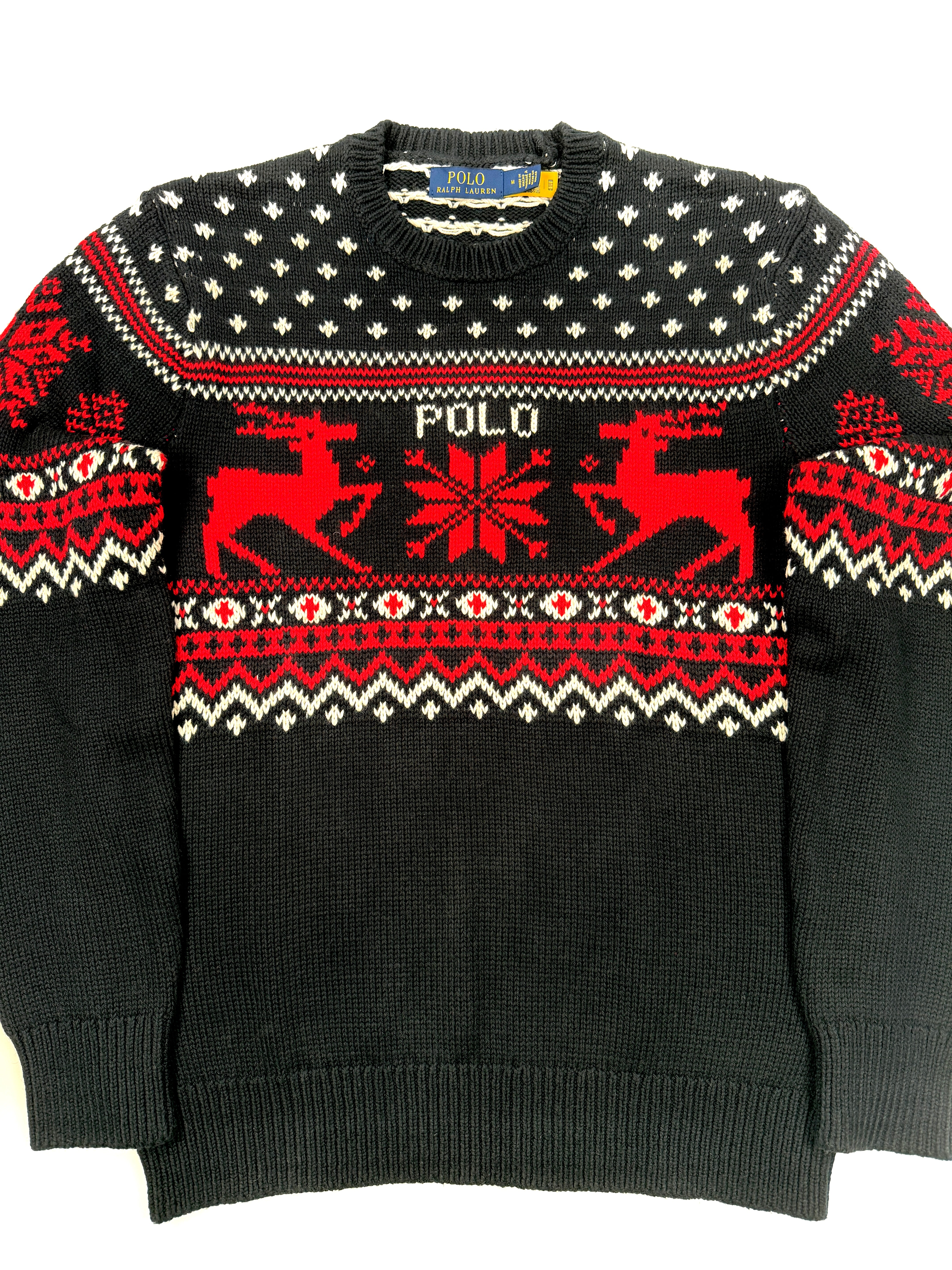 Polo Ralph Lauren Reindeer Cotton-Cashmere Sweater - Flashy Deals Store