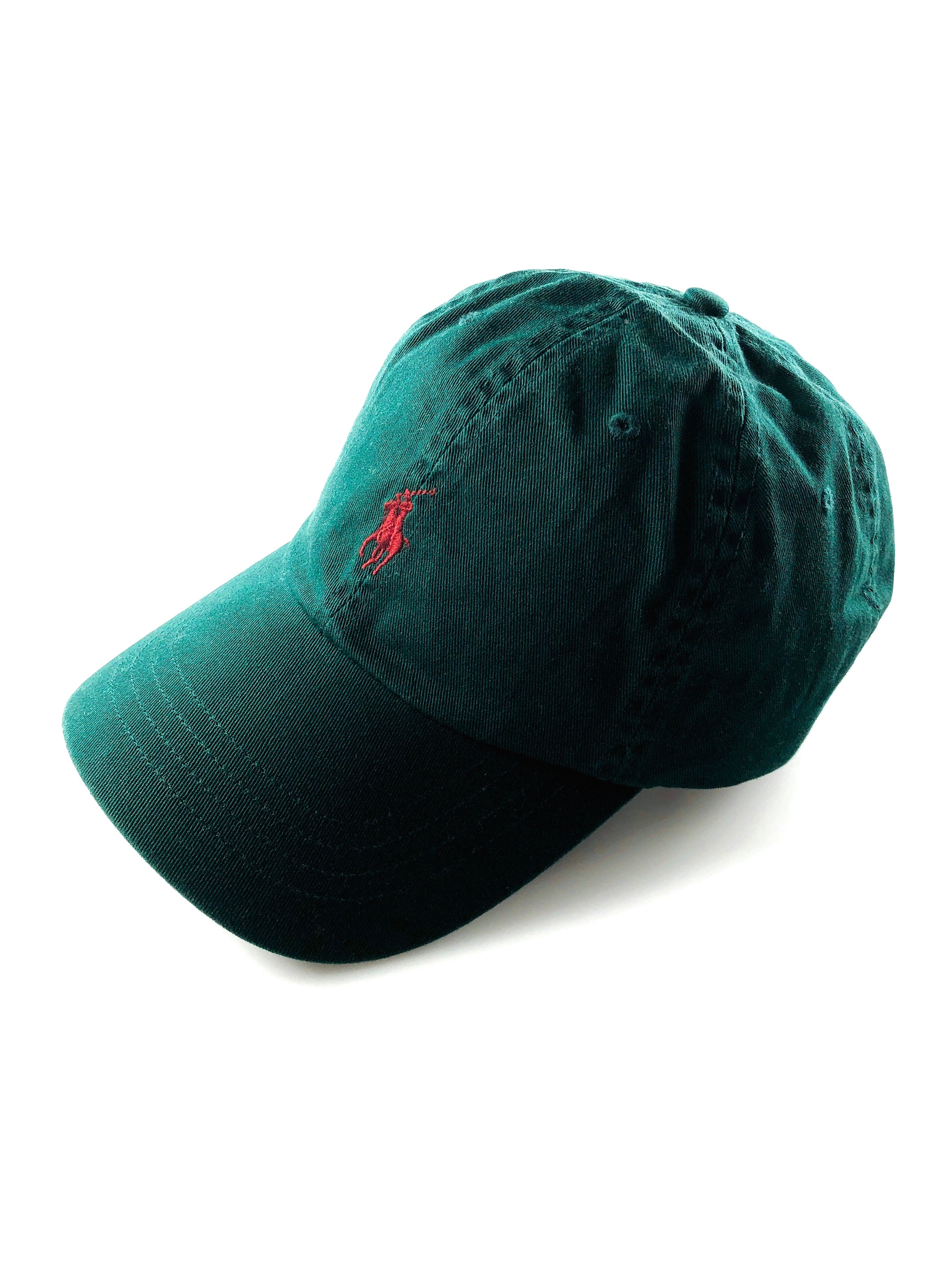 Polo Ralph Lauren Vintage Maroon Pony M Classics 2 Green Hat - Flashy Deals Store