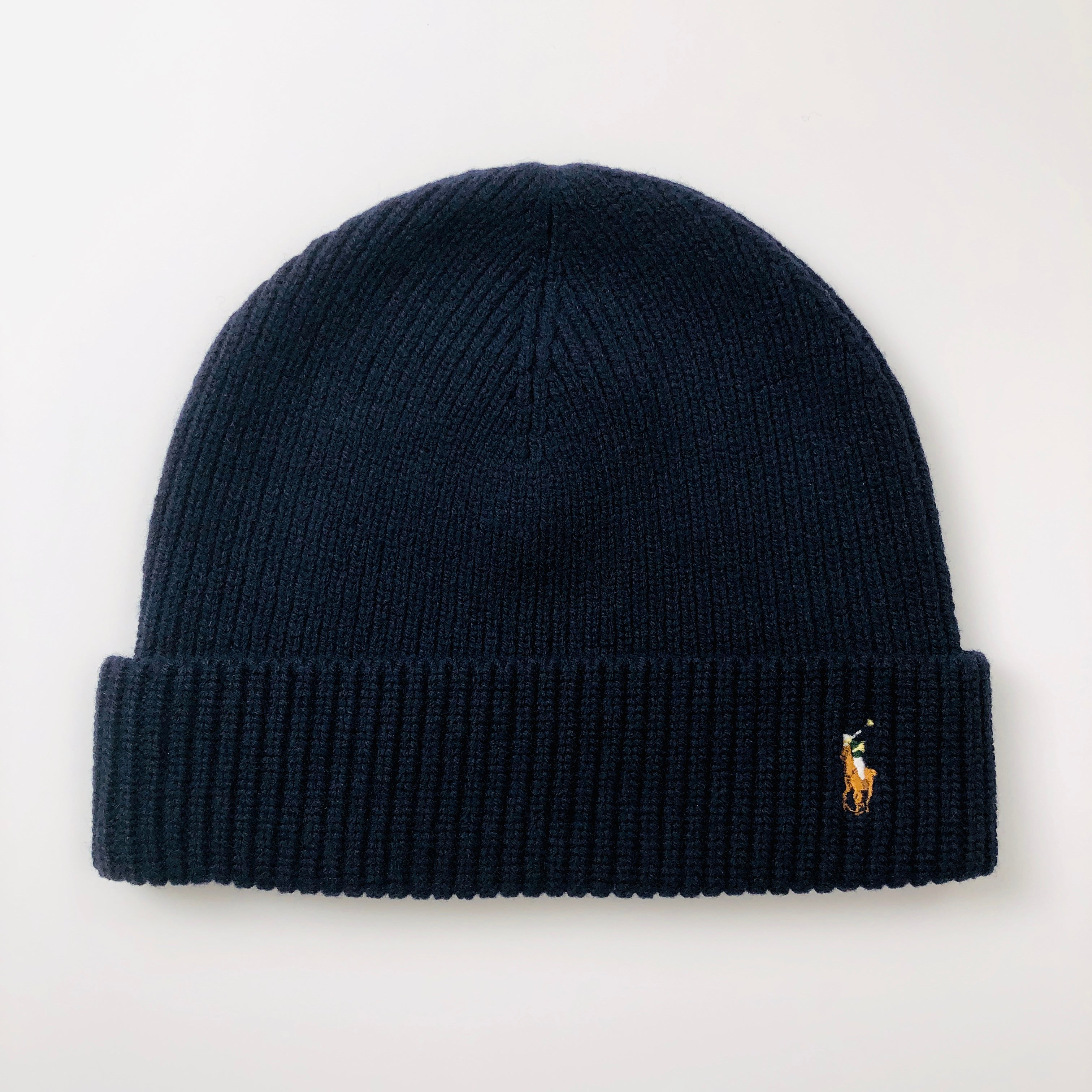 Polo Ralph Lauren Vintage 100% Merino Lambswool Beanie Hat