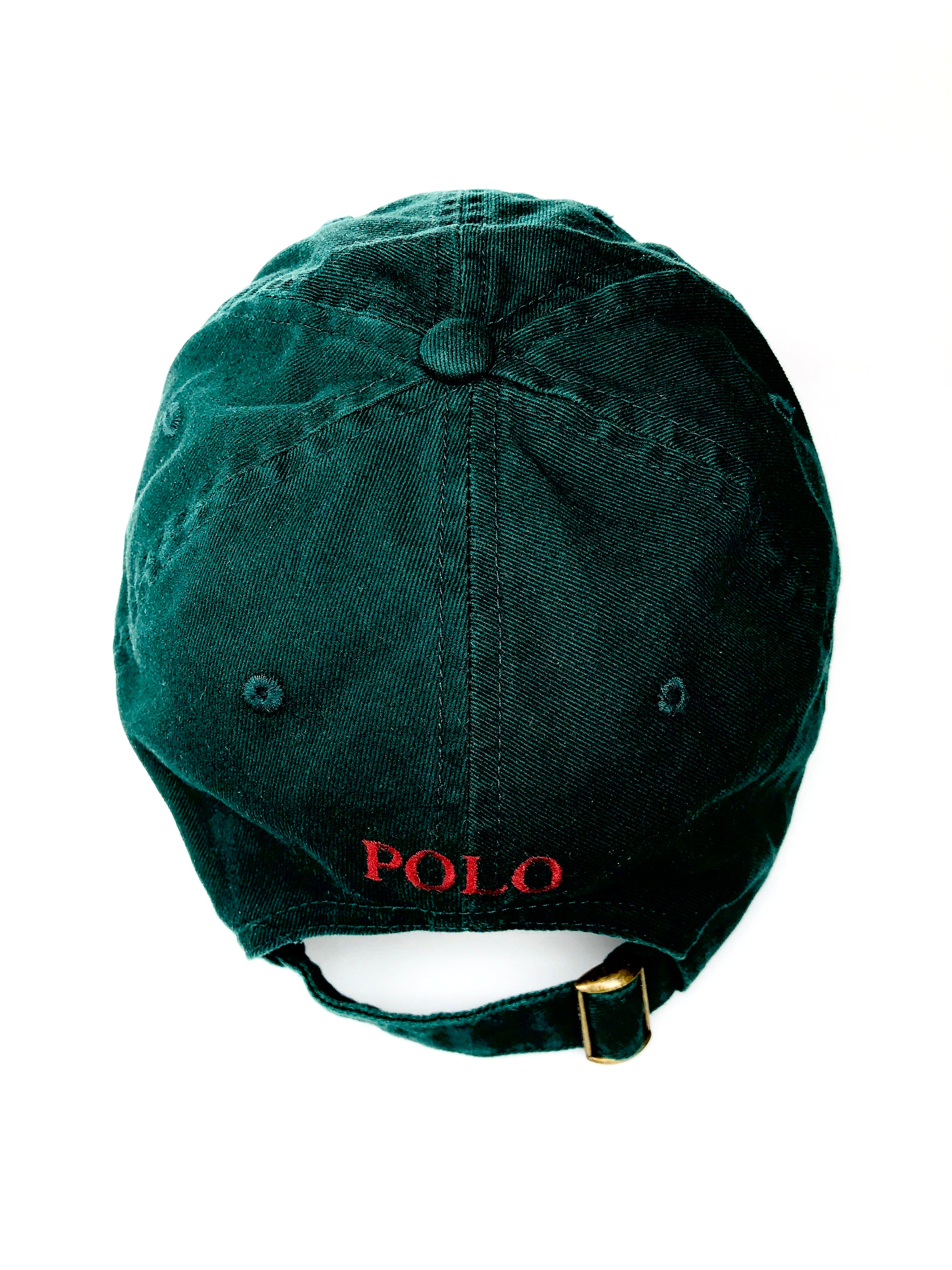 Polo Ralph Lauren Vintage Maroon Pony M Classics 2 Green Hat - Flashy Deals Store