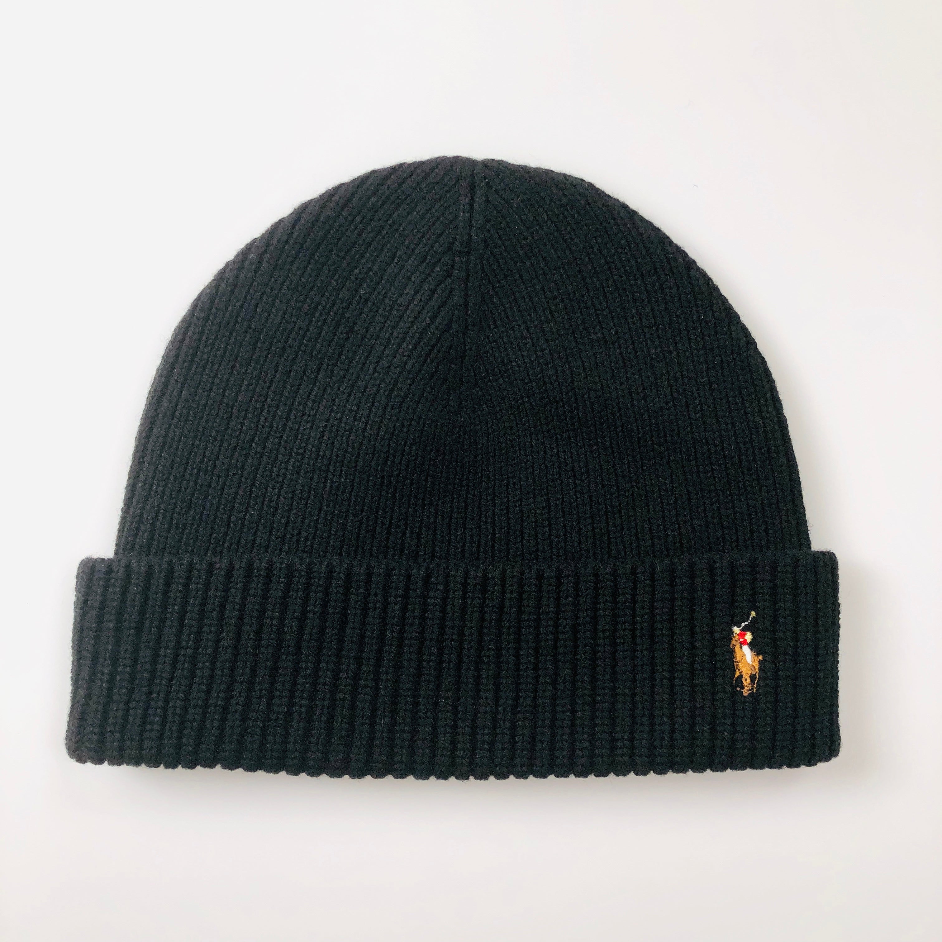 Polo Ralph Lauren Vintage 100% Merino Lambswool Beanie Hat