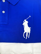 2XL Polo Ralph Lauren Classic Fit Shield Rugby Royal Multi Mesh Polo Shirt - Flashy Deals Store