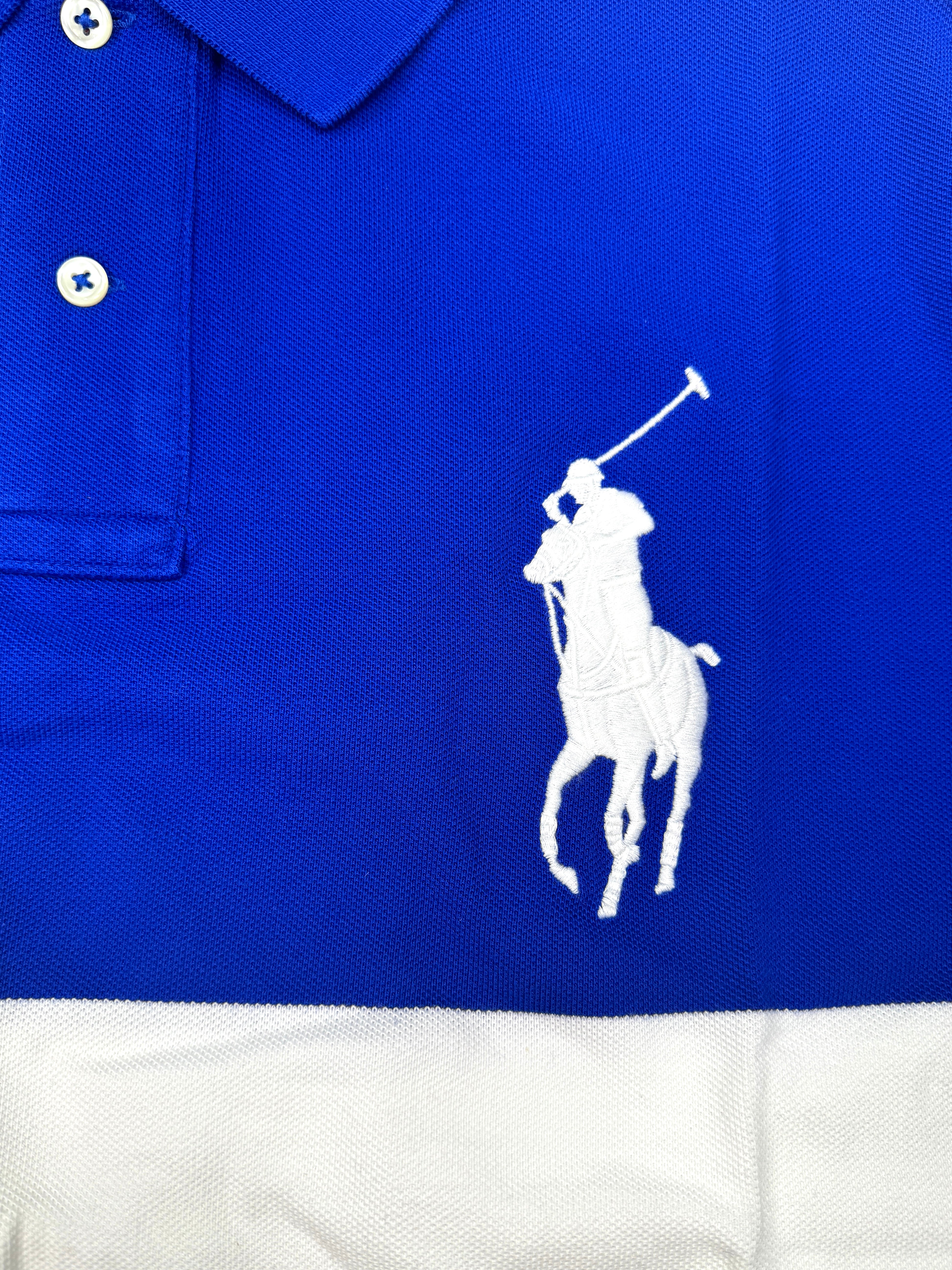 2XL Polo Ralph Lauren Classic Fit Shield Rugby Royal Multi Mesh Polo Shirt - Flashy Deals Store