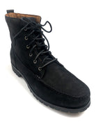 POLO RALPH LAUREN RODWAY NUBUCK BLACK ANKLE HIKING BOOTS - Flashy Deals Store