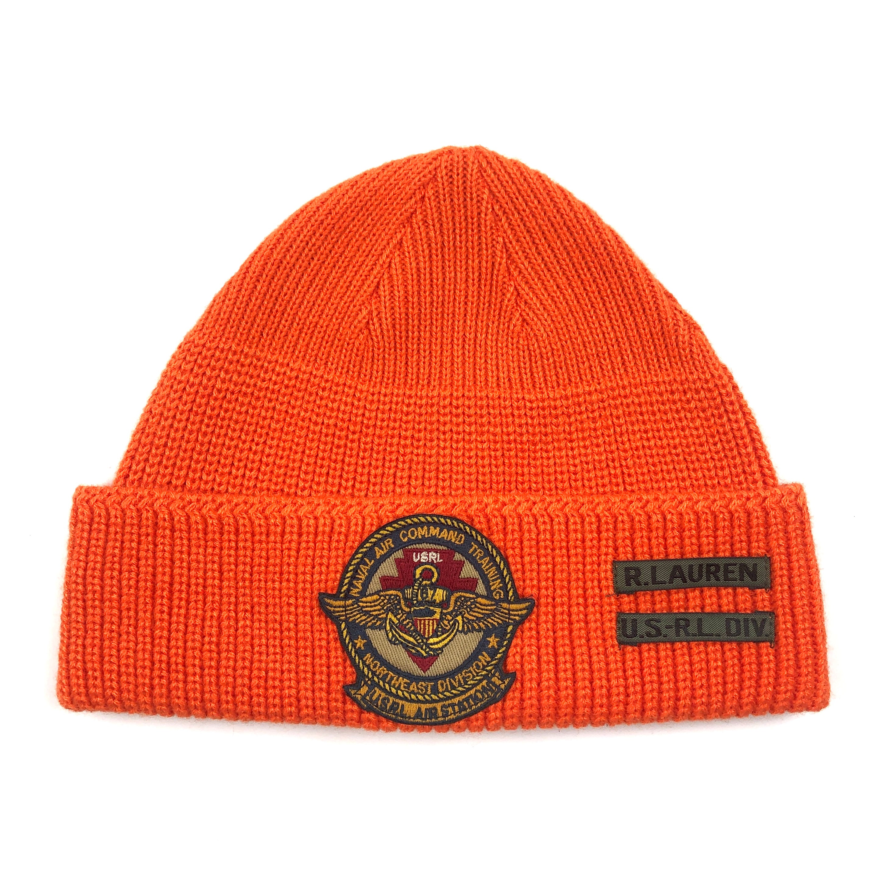 Polo Ralph Lauren Vintage USRL Naval Air Command Beanie Hat