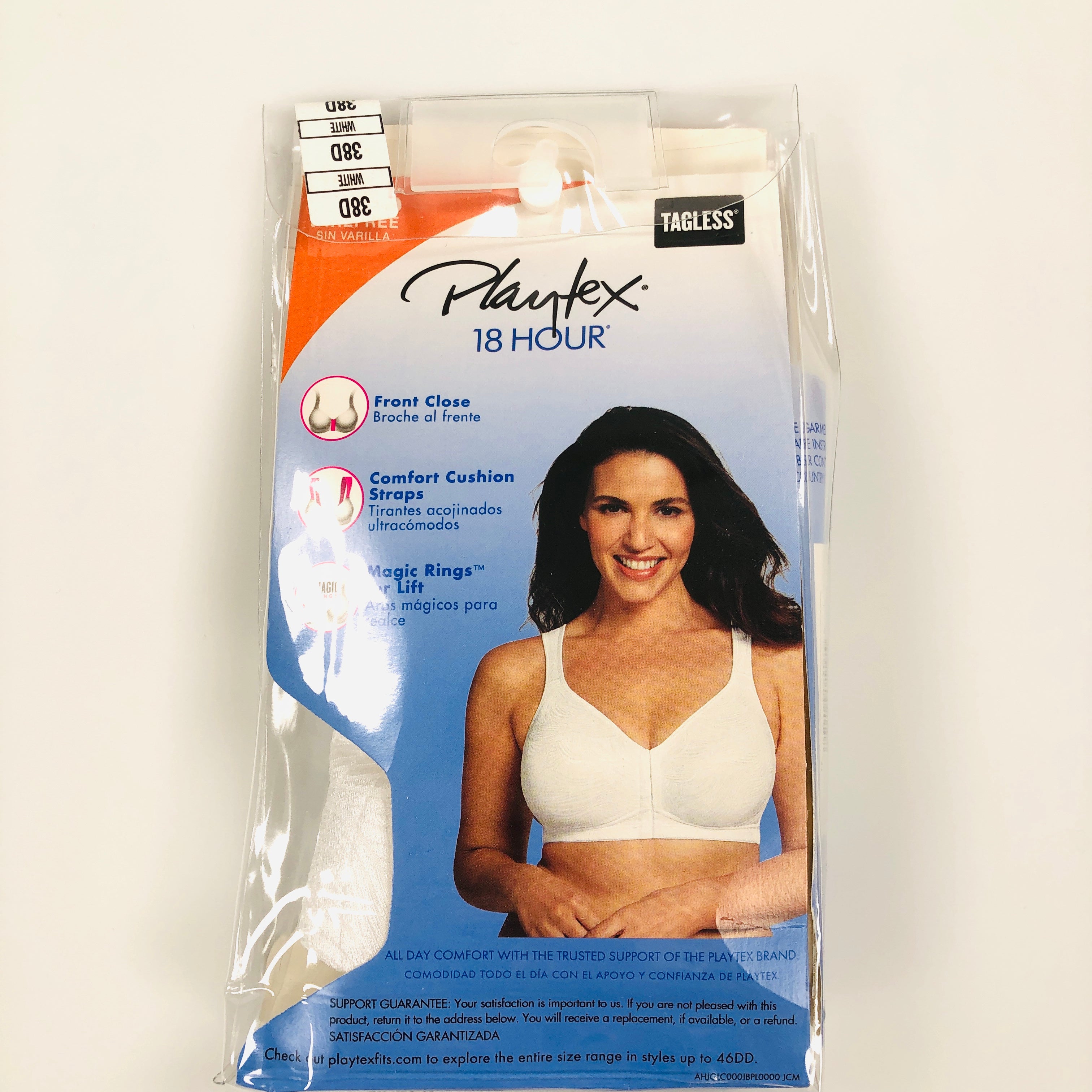PLAYTEX 18 HOUR WIRE FREE POSTURE TAGLESS FRONT CLOSURE BRA