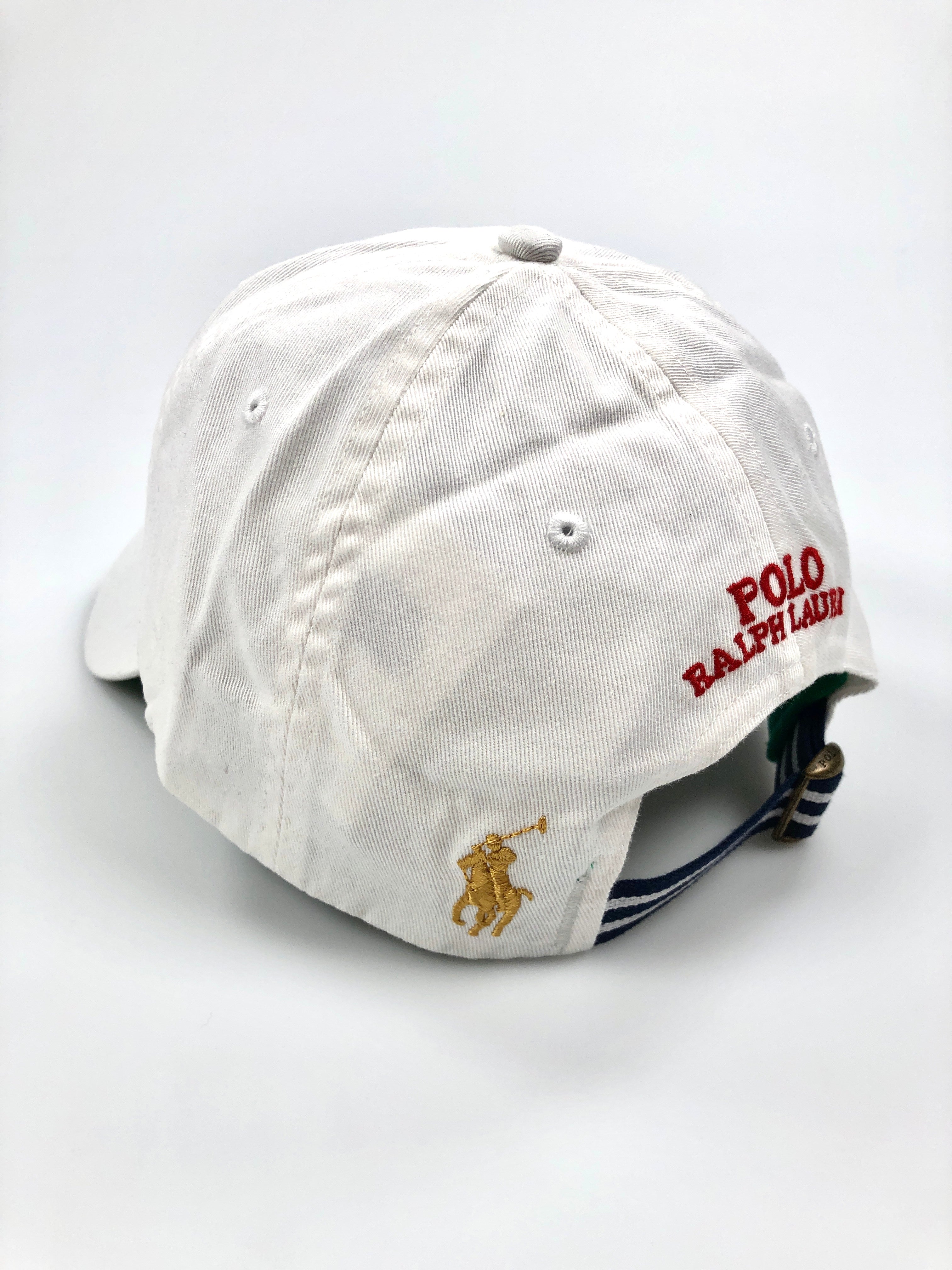 POLO RALPH LAUREN WHITE RL 1924 CREST HAT - Flashy Deals Store