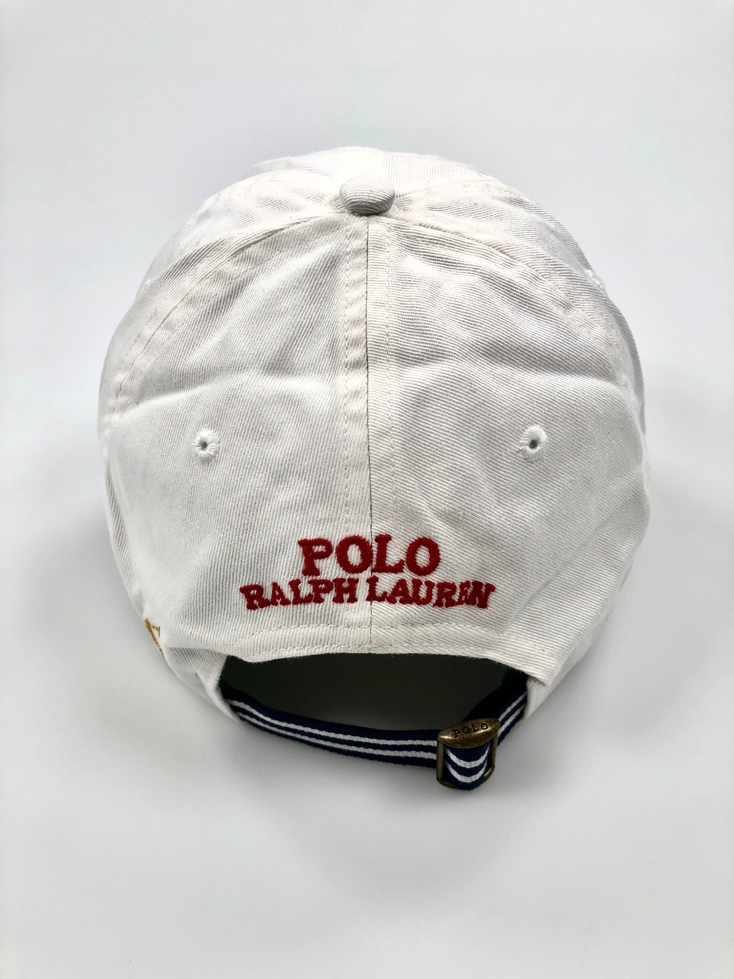 POLO RALPH LAUREN WHITE RL 1924 CREST HAT - Flashy Deals Store