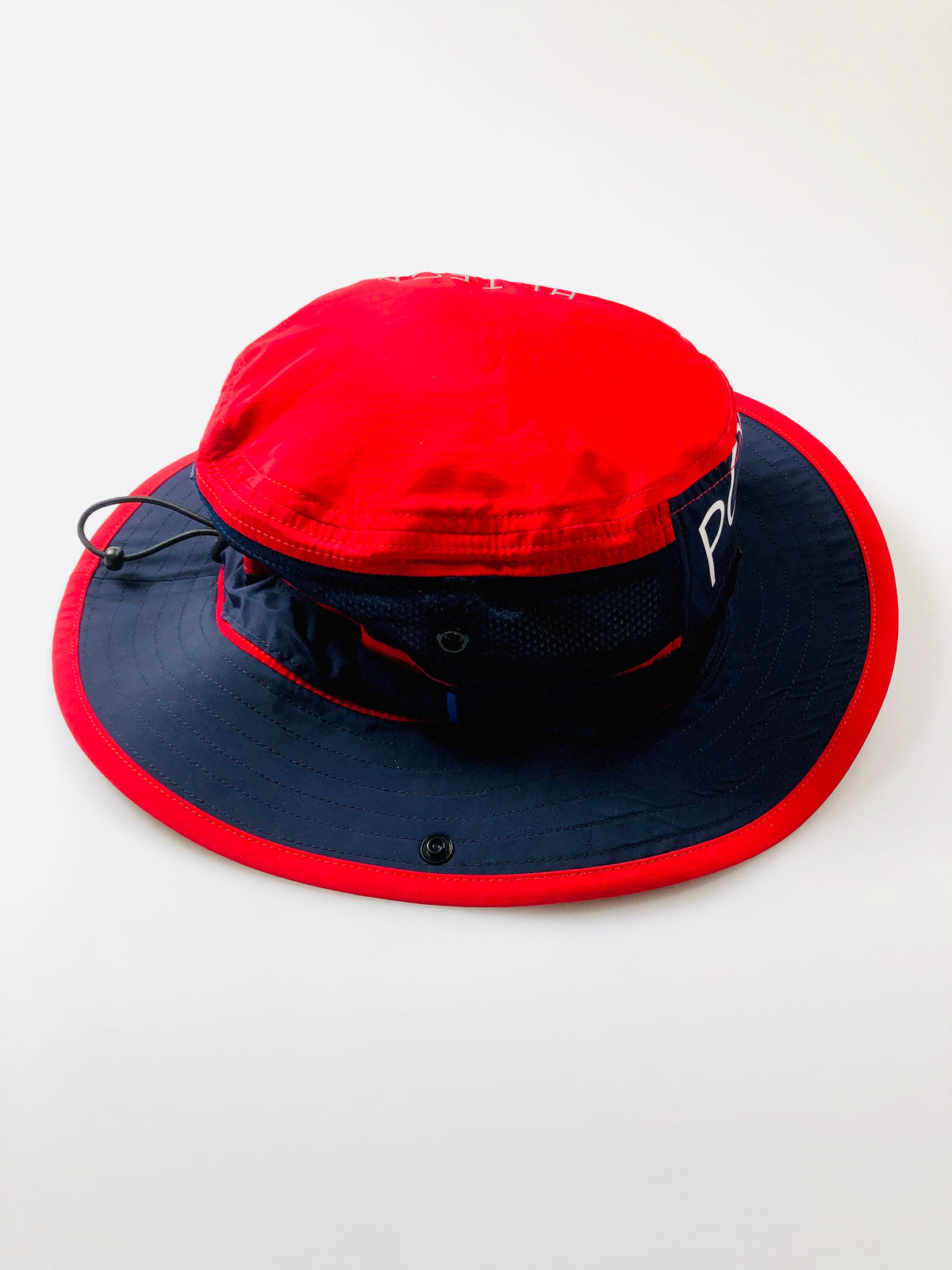 POLO RALPH LAUREN HI TECH S/M NAVY RED BOONEY HAT - Flashy Deals Store