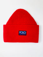 POLO RALPH LAUREN HI TECH RED BEANIE HAT - Flashy Deals Store