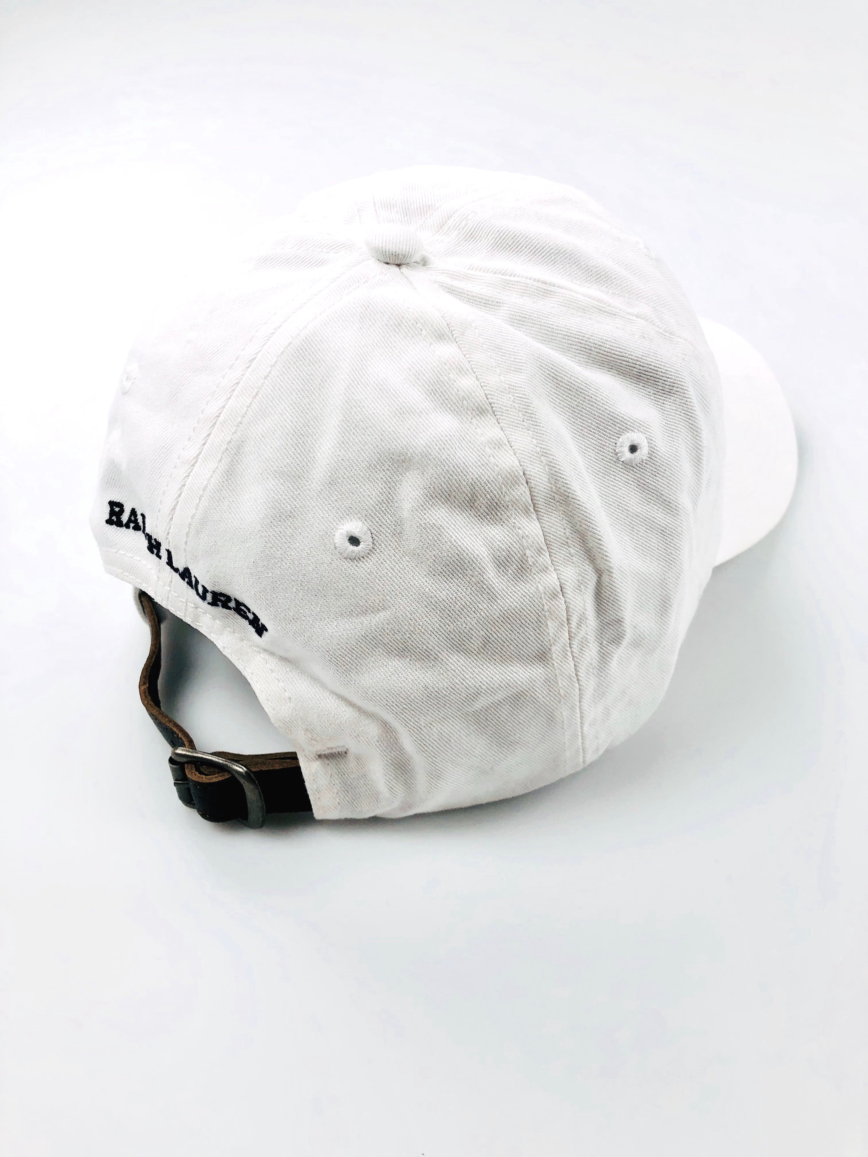 POLO RALPH LAUREN WHITE POLO 1992 HAT - Flashy Deals Store