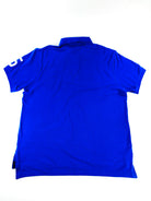 POLO RALPH LAUREN CUSTOM FIT RUGBY BLUE NAUTICAL STRIPE MESH POLO SHIRT - Flashy Deals Store
