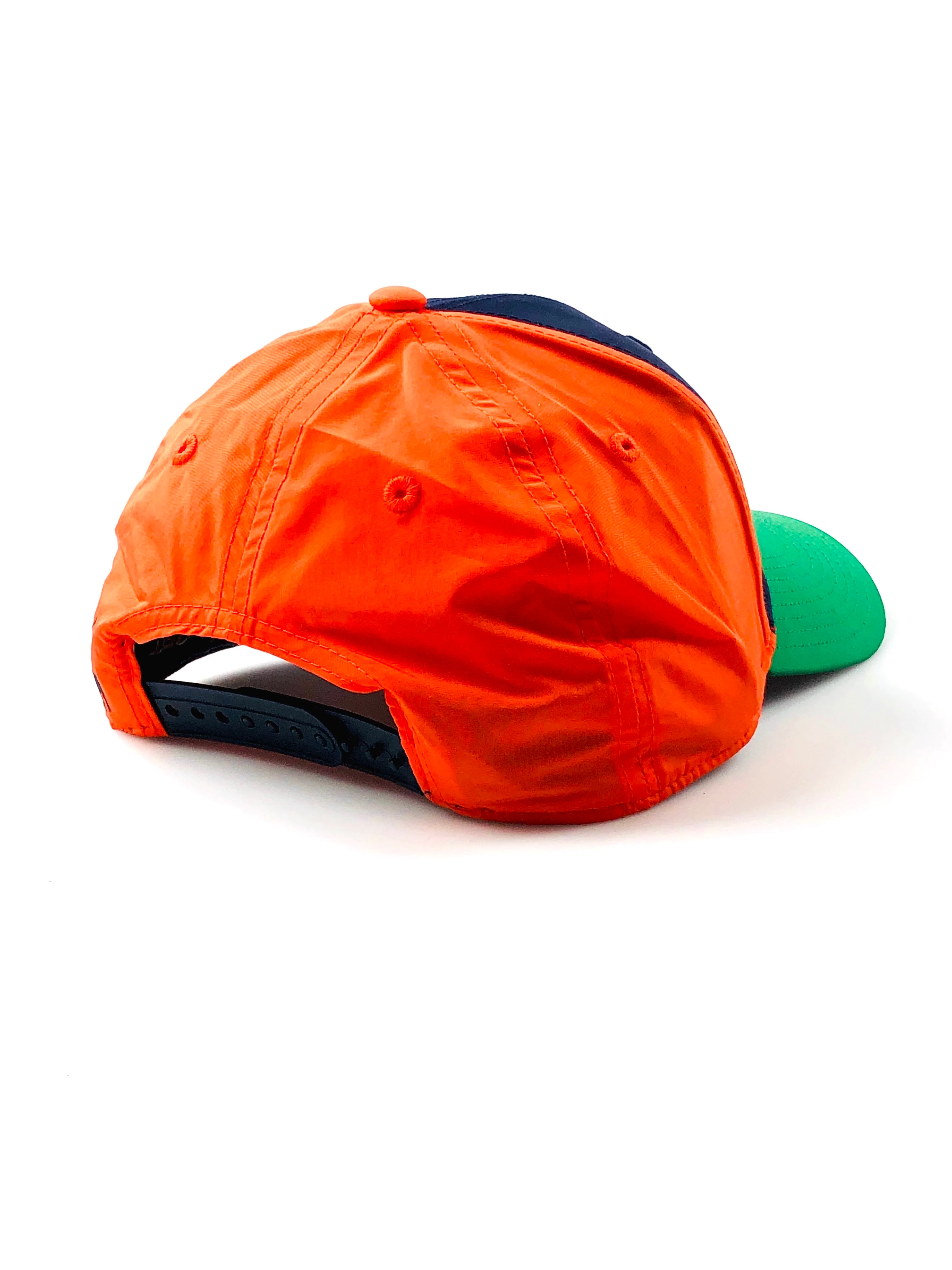 POLO RALPH LAUREN M POLO SPORT2 MULTI ORANGE GREEN NAVY HAT - Flashy Deals Store