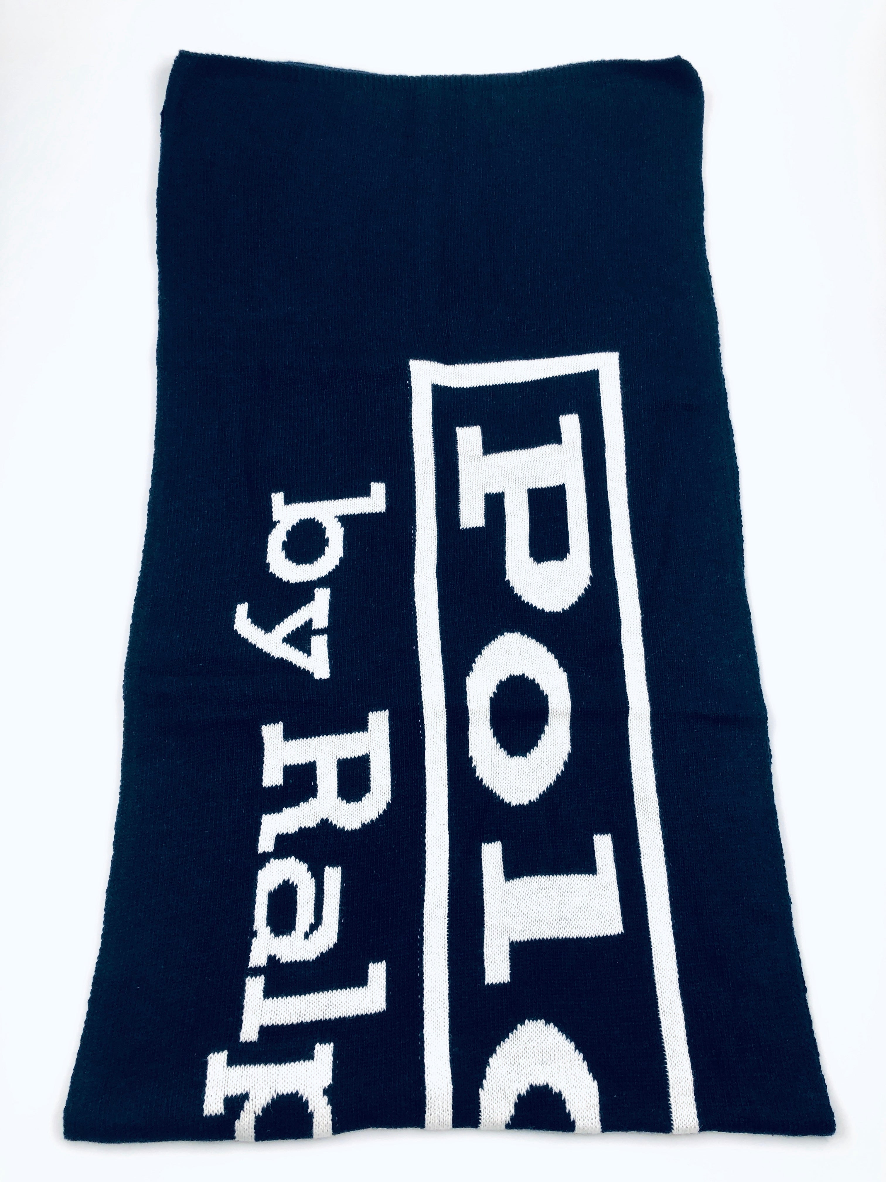 POLO RALPH LAUREN POLO LABEL SPELL OUT WOOL BLEND NECK WRAP SCARF - Flashy Deals Store