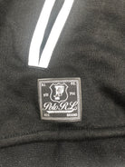 POLO RALPH LAUREN BLACK AND GREY PWING 1992 VARSITY VINTAGE STADIUM JACKET - Flashy Deals Store