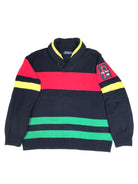 2XL Polo Ralph Lauren Striped Cotton Shawl Sweater - Flashy Deals Store