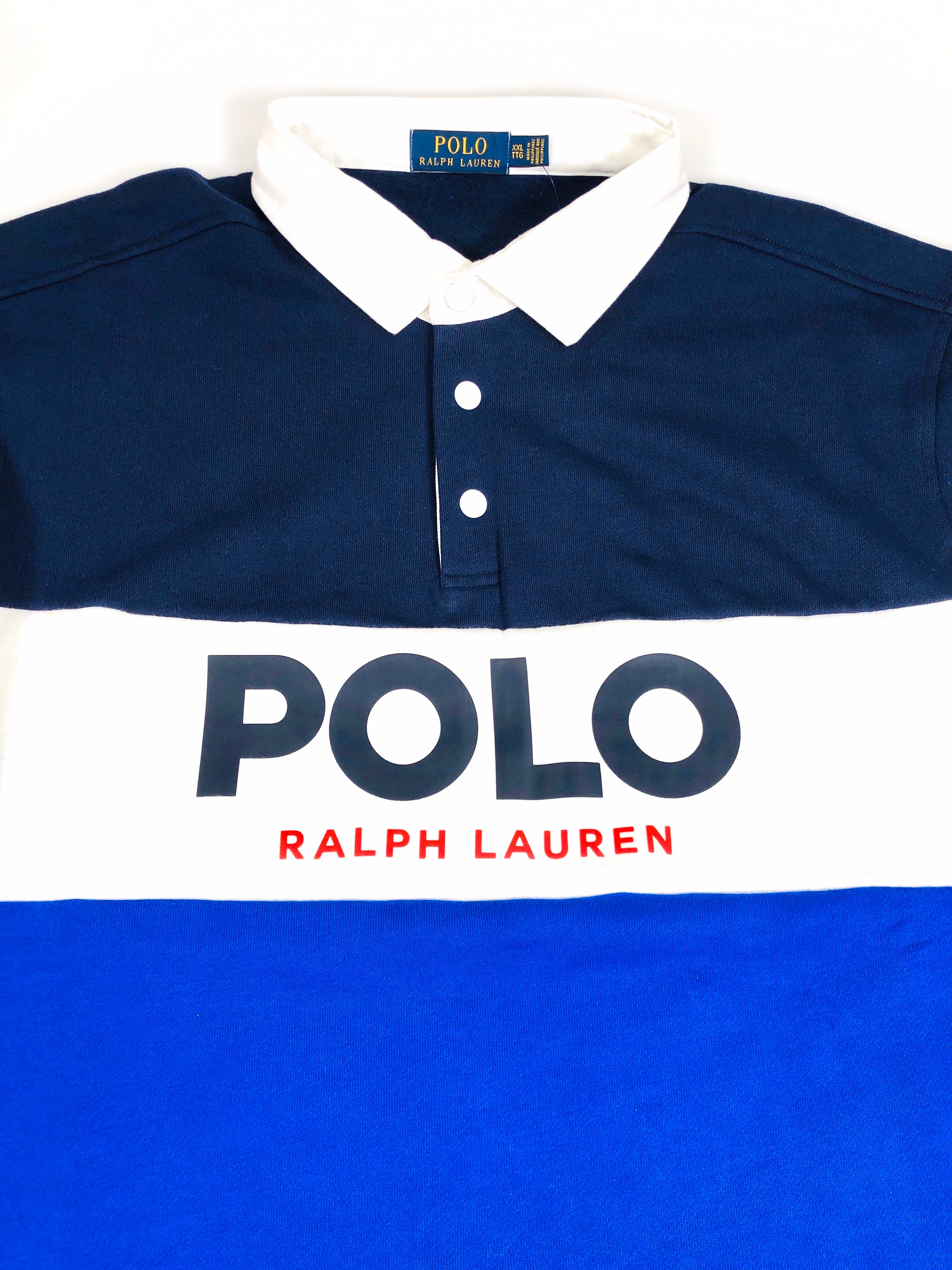 2XL Polo Ralph Lauren Front Pocket Rugby Sweatshirt - Flashy Deals Store