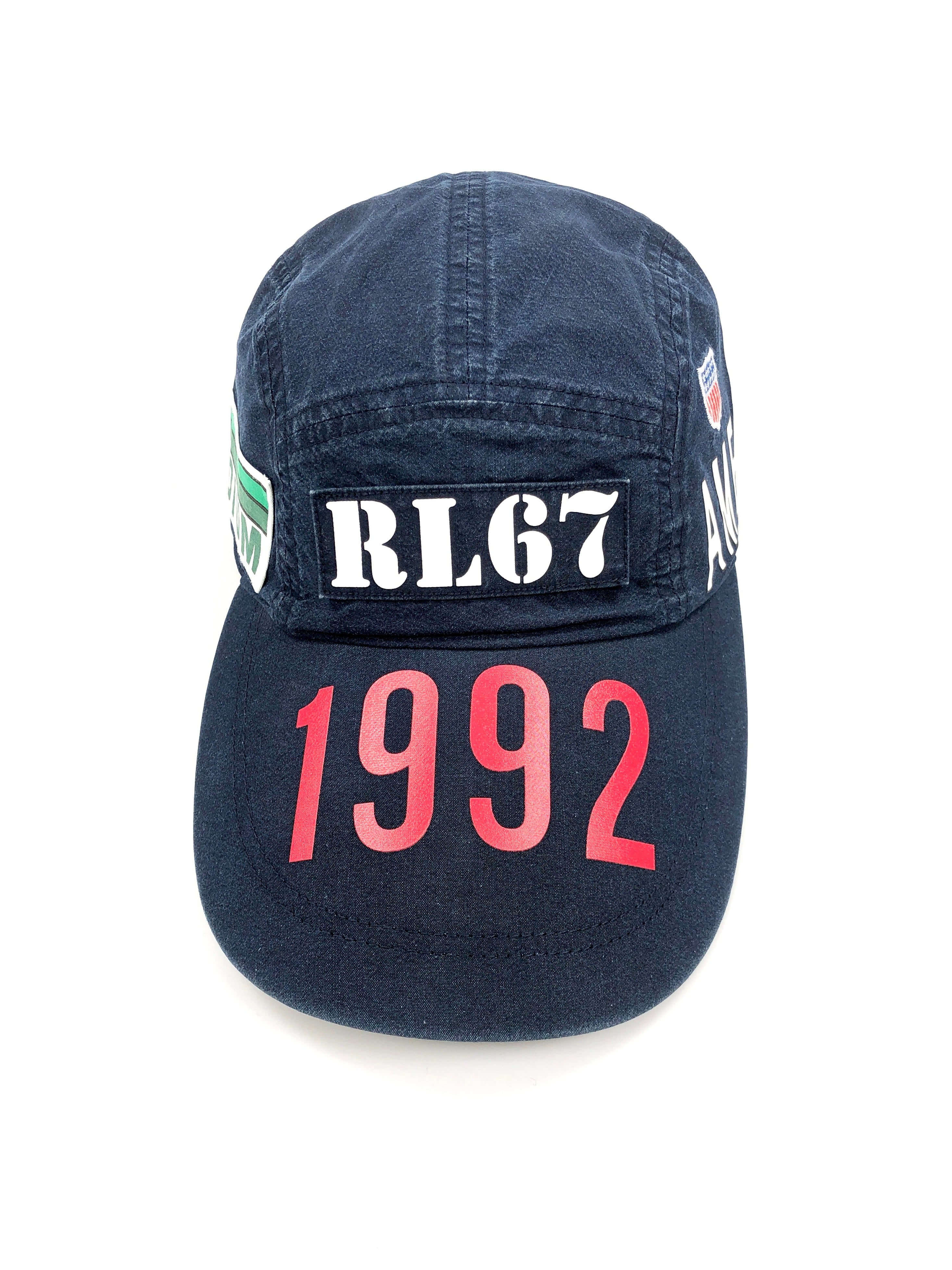 Polo Ralph Lauren S/M Indigo Stadium Limited Edition Long Bill 1992 Hat - Flashy Deals Store
