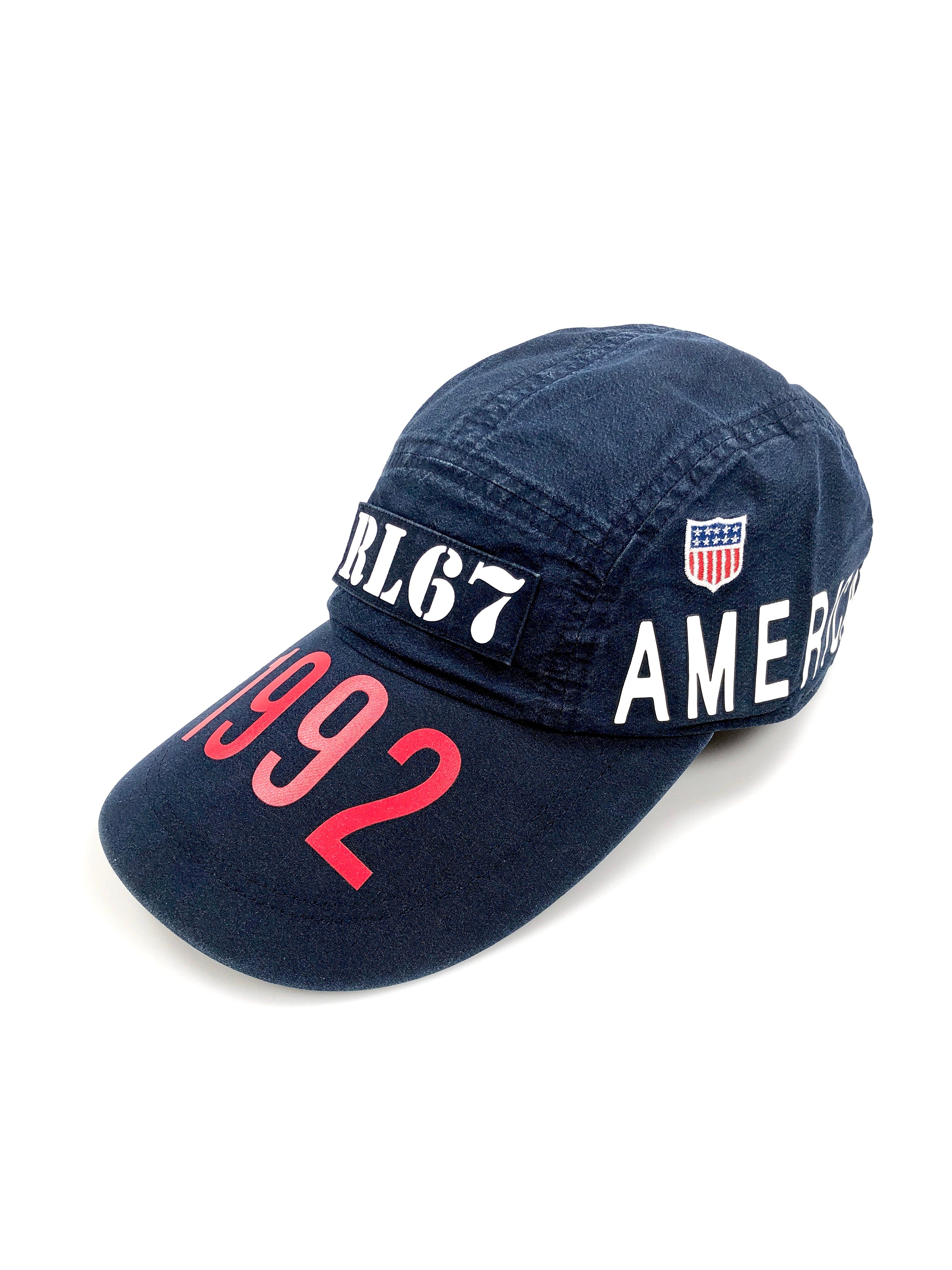 Polo Ralph Lauren S/M Indigo Stadium Limited Edition Long Bill 1992 Hat - Flashy Deals Store