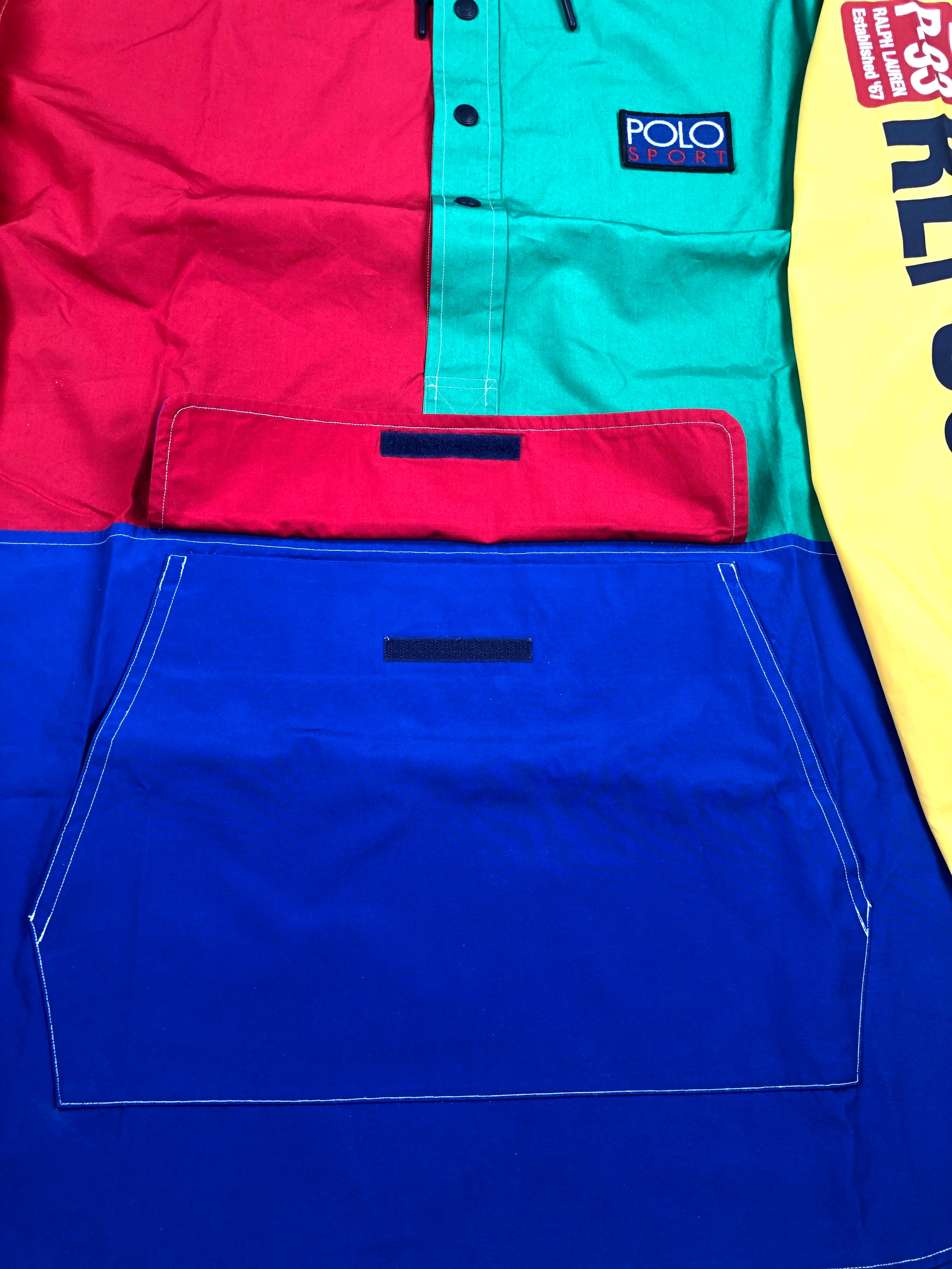 Polo Ralph Lauren Polo Sport Colorblocked Hooded Pullover Shirt - Flashy Deals Store