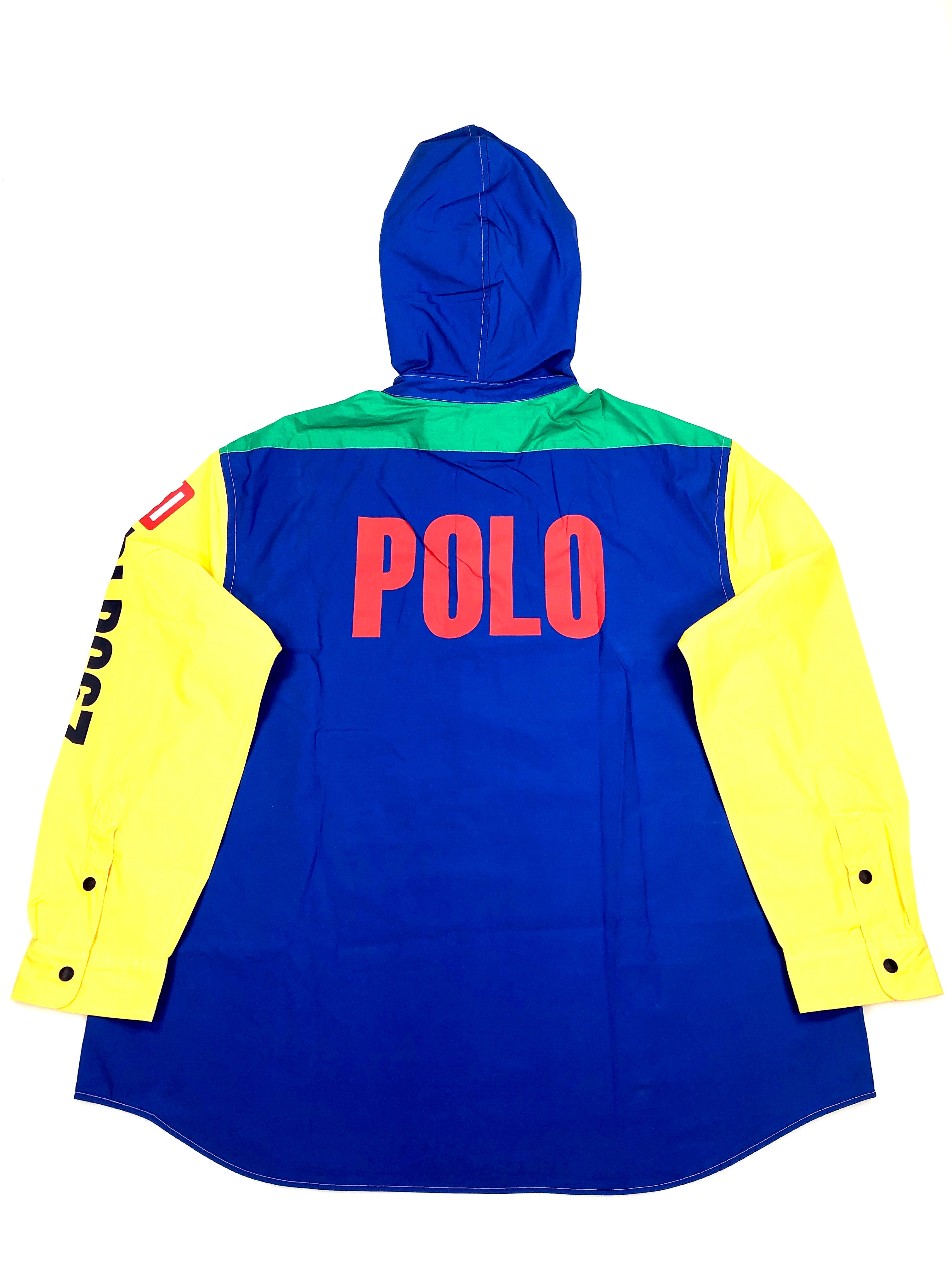 Polo Ralph Lauren Polo Sport Colorblocked Hooded Pullover Shirt - Flashy Deals Store