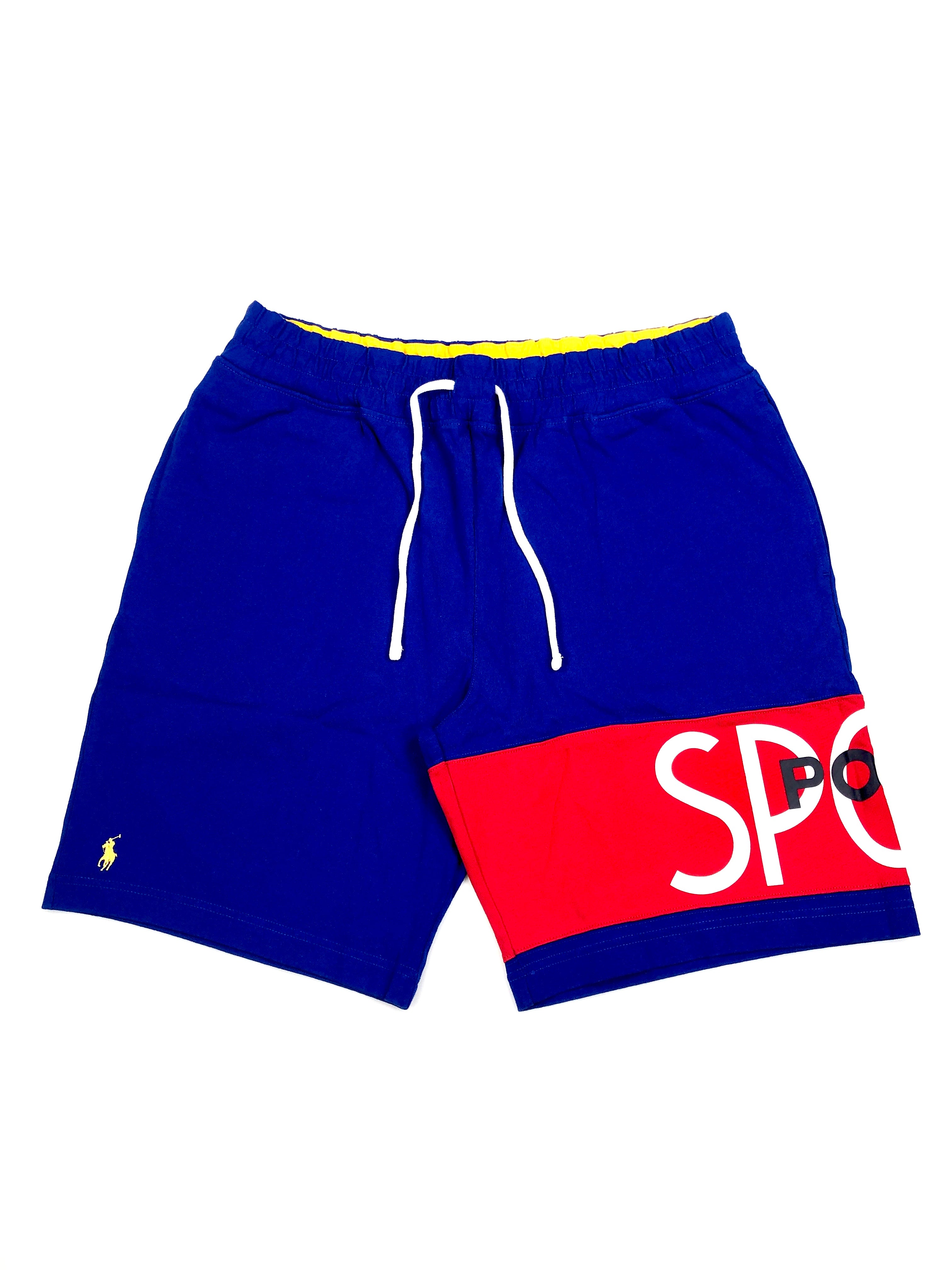 2XL Polo Ralph Lauren Polo Sport Rugby Royal Jersey Shorts - Flashy Deals Store