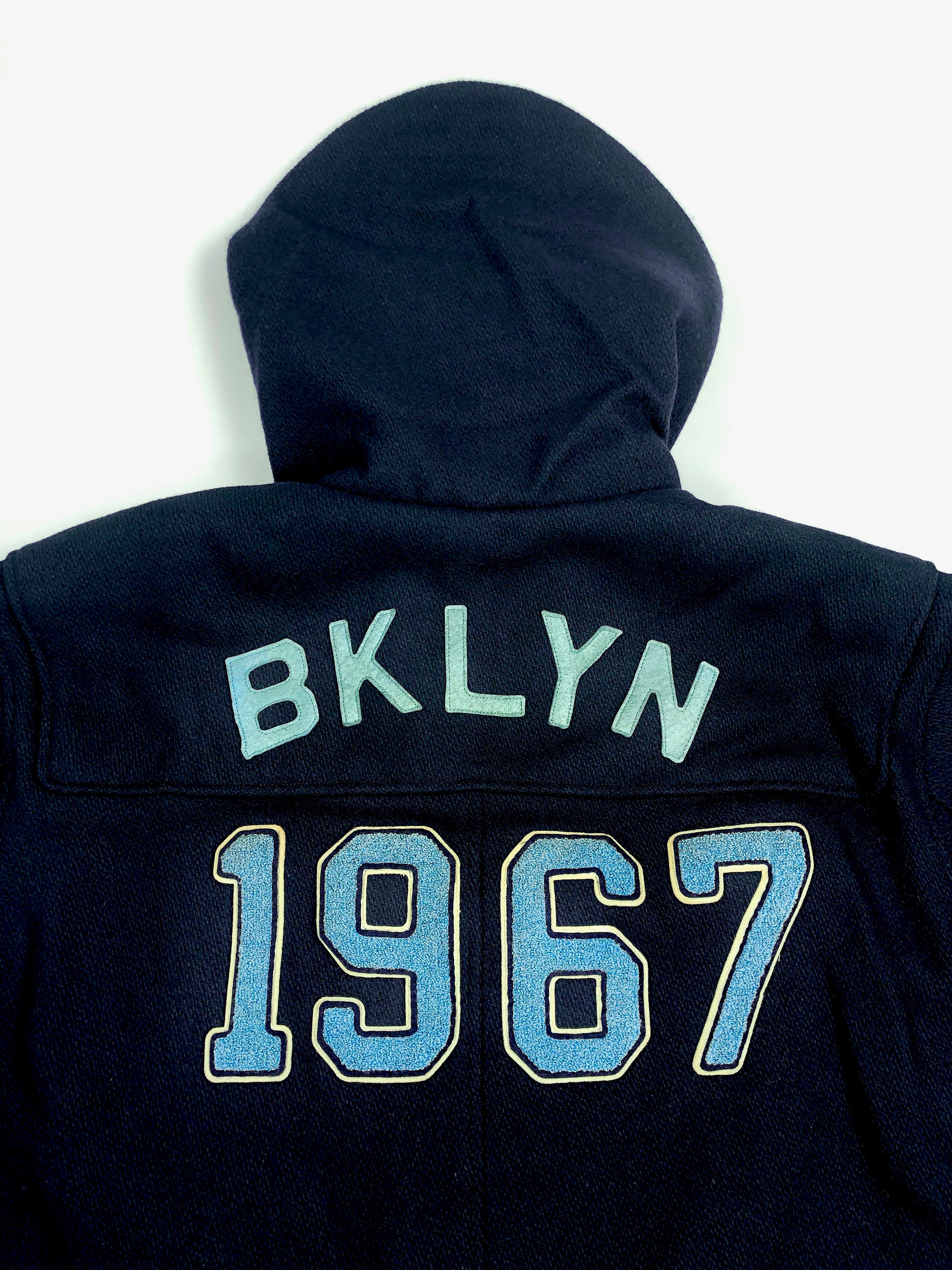 2XL Polo Ralph Lauren Navy BKLYN Tiger Letterman Toggle Varsity Jacket - Flashy Deals Store
