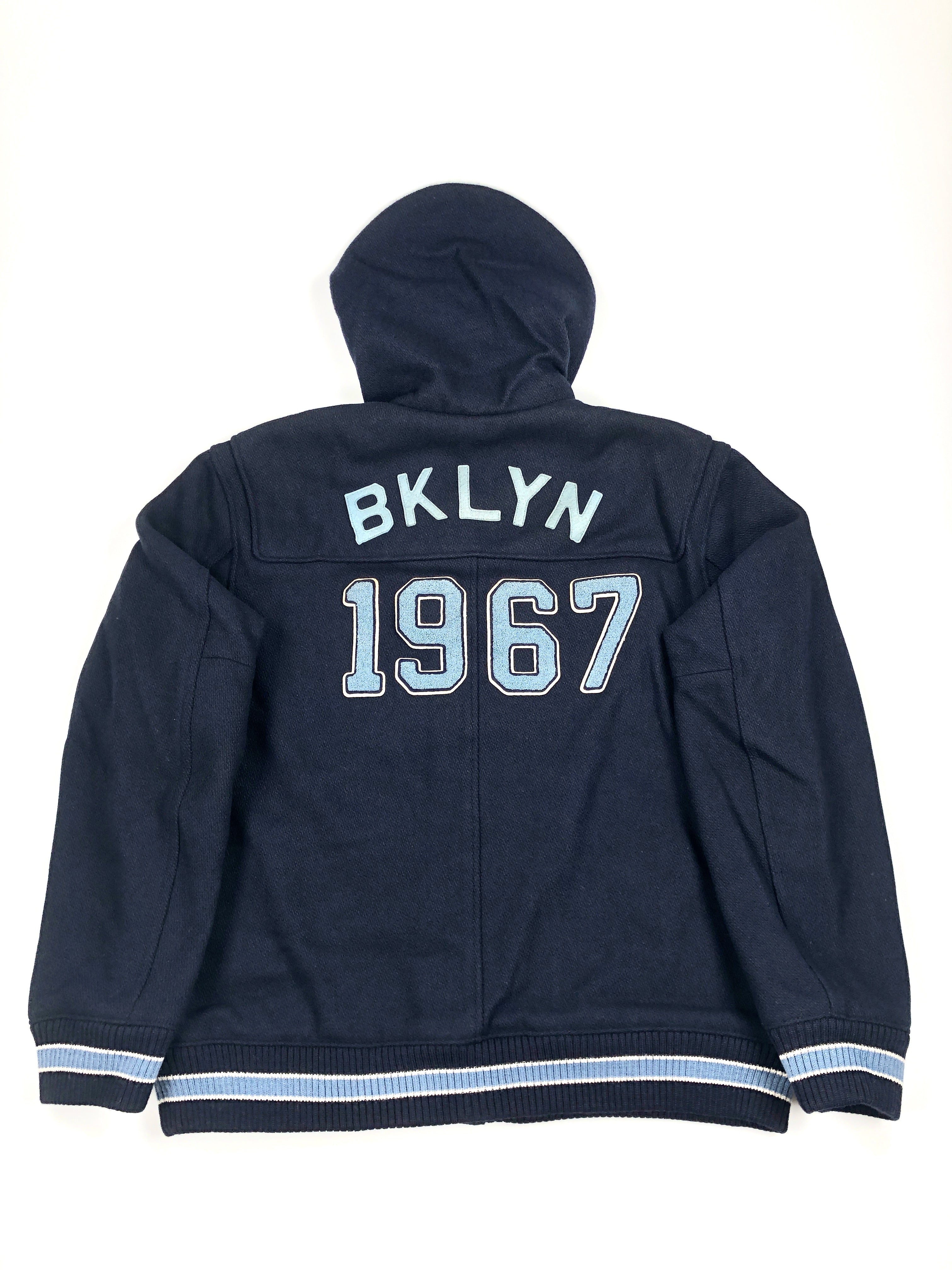 2XL Polo Ralph Lauren Navy BKLYN Tiger Letterman Toggle Varsity Jacket - Flashy Deals Store