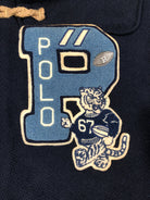 2XL Polo Ralph Lauren Navy BKLYN Tiger Letterman Toggle Varsity Jacket - Flashy Deals Store