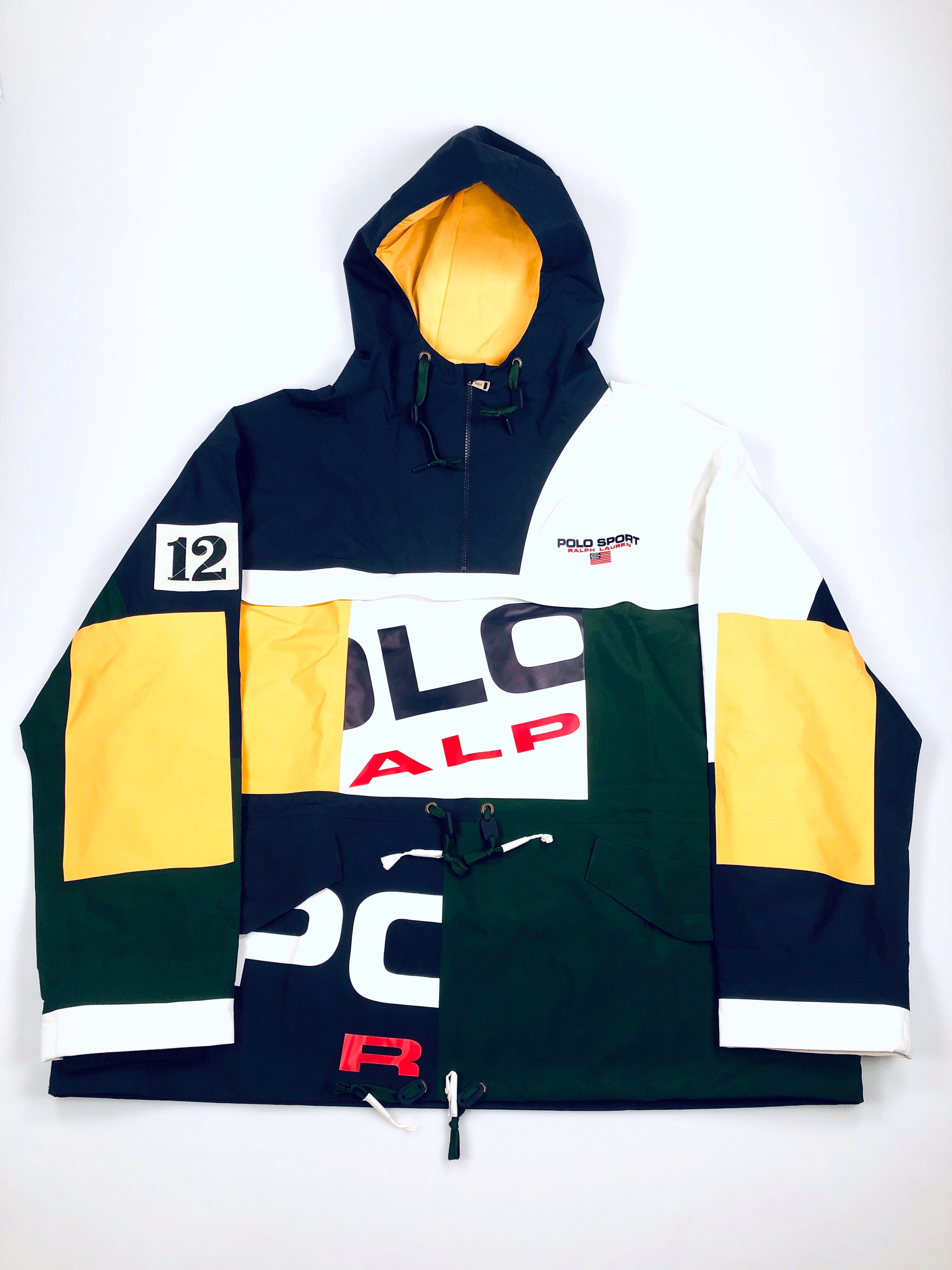 2XL Polo Ralph Lauren Polo Sport Colorblocked Front Pouch Anorak Jacket - Flashy Deals Store