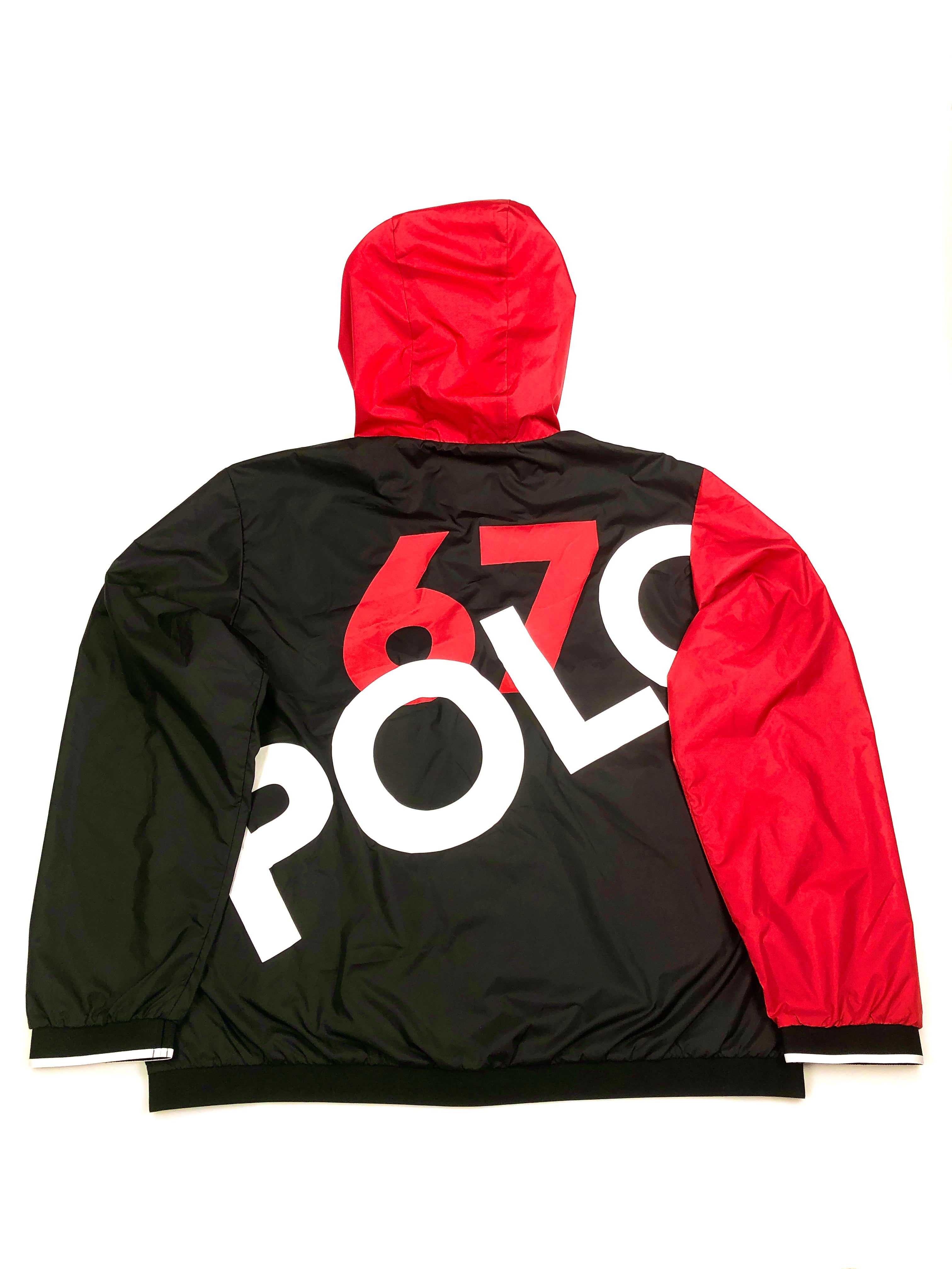 2XL Polo Ralph Lauren Pwing Colorblocked Big Pony Windbreaker Jacket - Flashy Deals Store