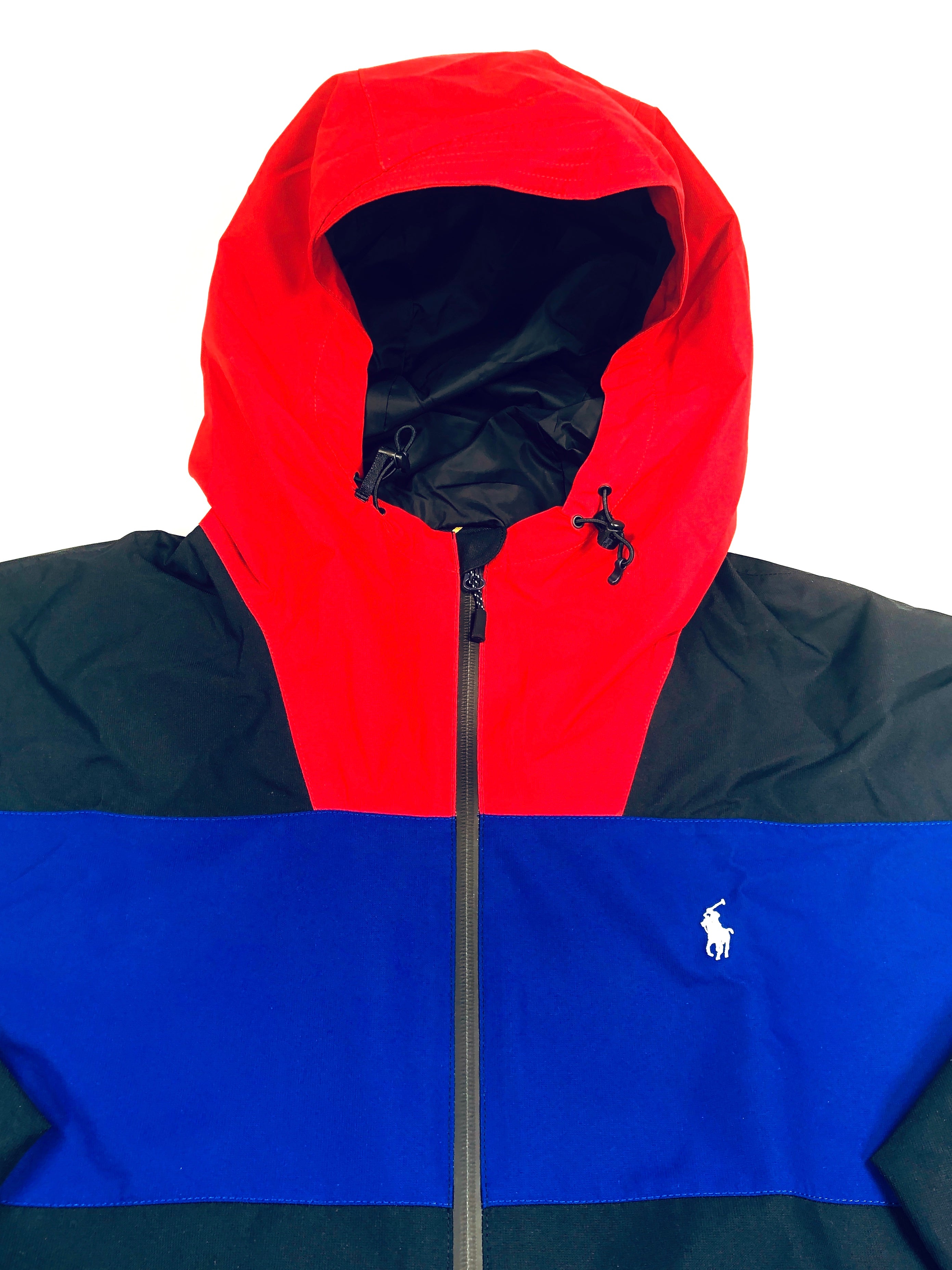 2XL Polo Ralph Lauren Colorblocked Front Pocket Hooded Jacket - Flashy Deals Store