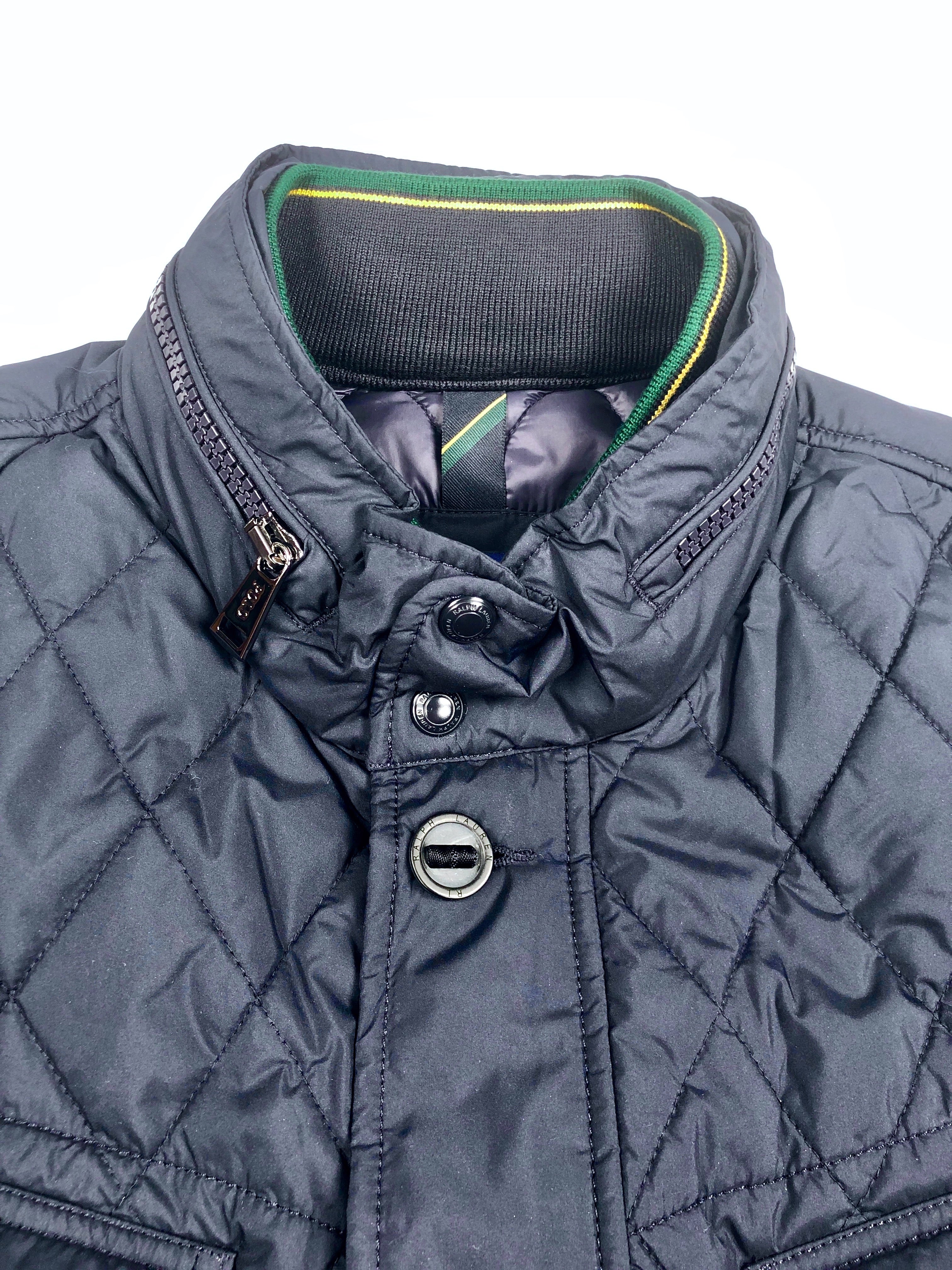 2XL Polo Ralph Lauren Chest & Front Pocket Navy Quilted Bomber Jacket - Flashy Deals Store
