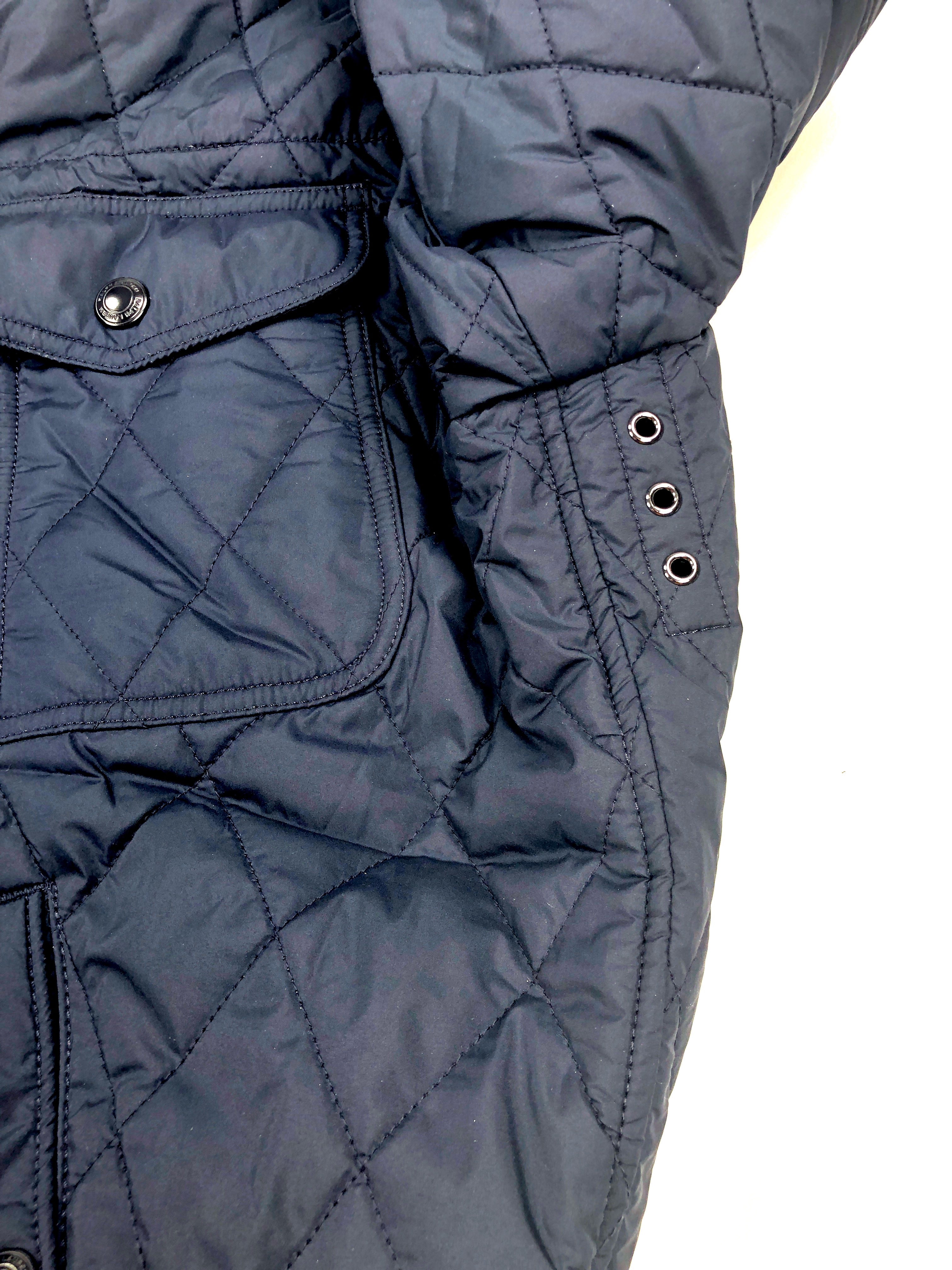 2XL Polo Ralph Lauren Chest & Front Pocket Navy Quilted Bomber Jacket - Flashy Deals Store