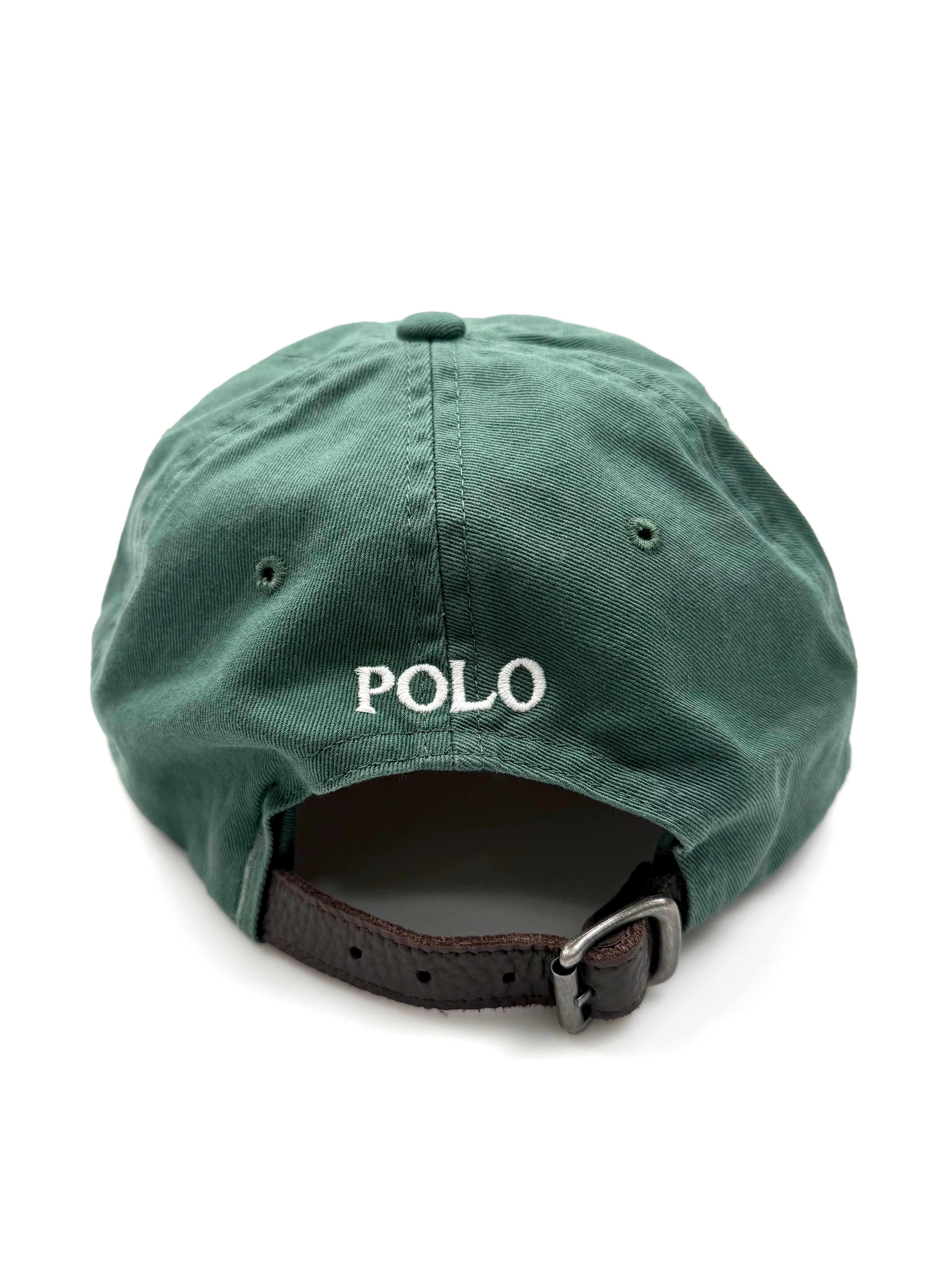 Polo Ralph Lauren Big Pony Washed Forest Hat Side "SQ" 3 Ralph Lauren - Flashy Deals Store