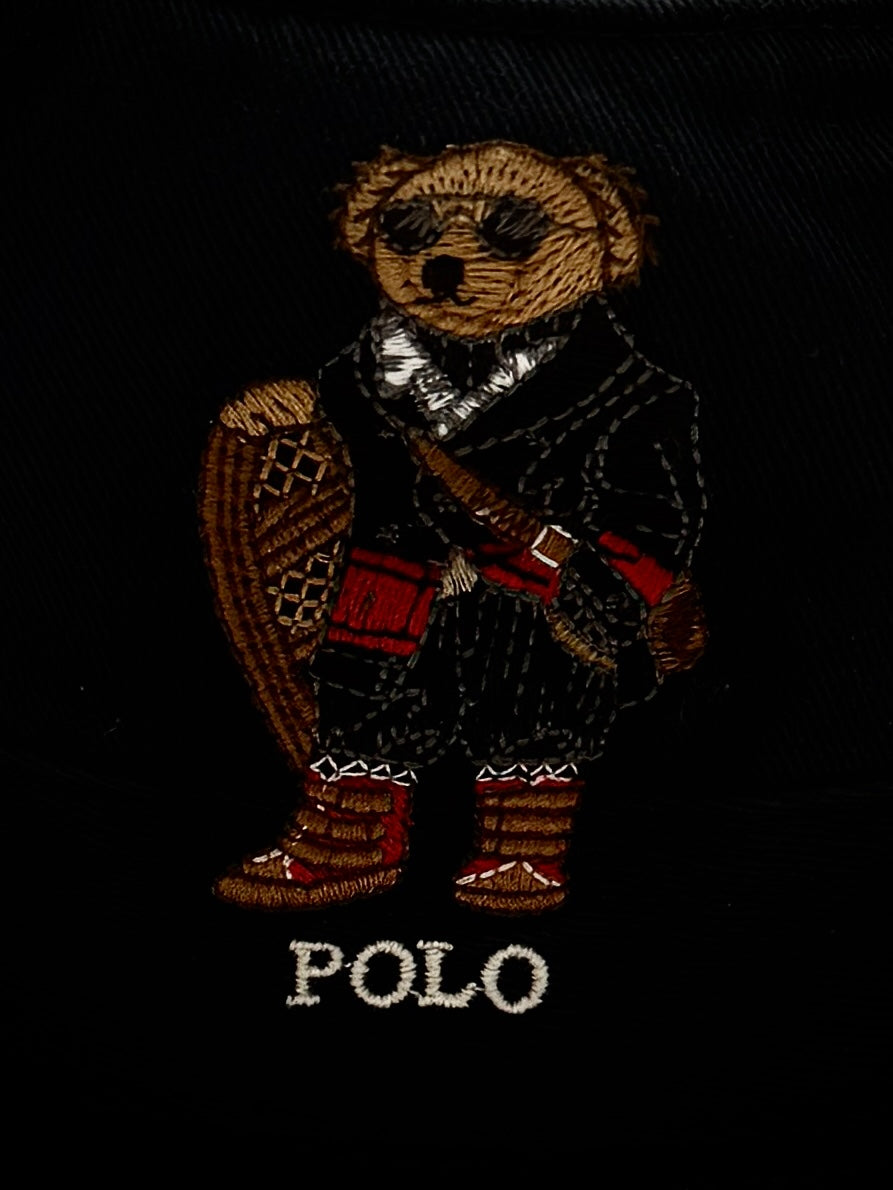 Polo Ralph Lauren Snowshoe Polo Bear Cotton Twill Bucket Hat - Flashy Deals Store