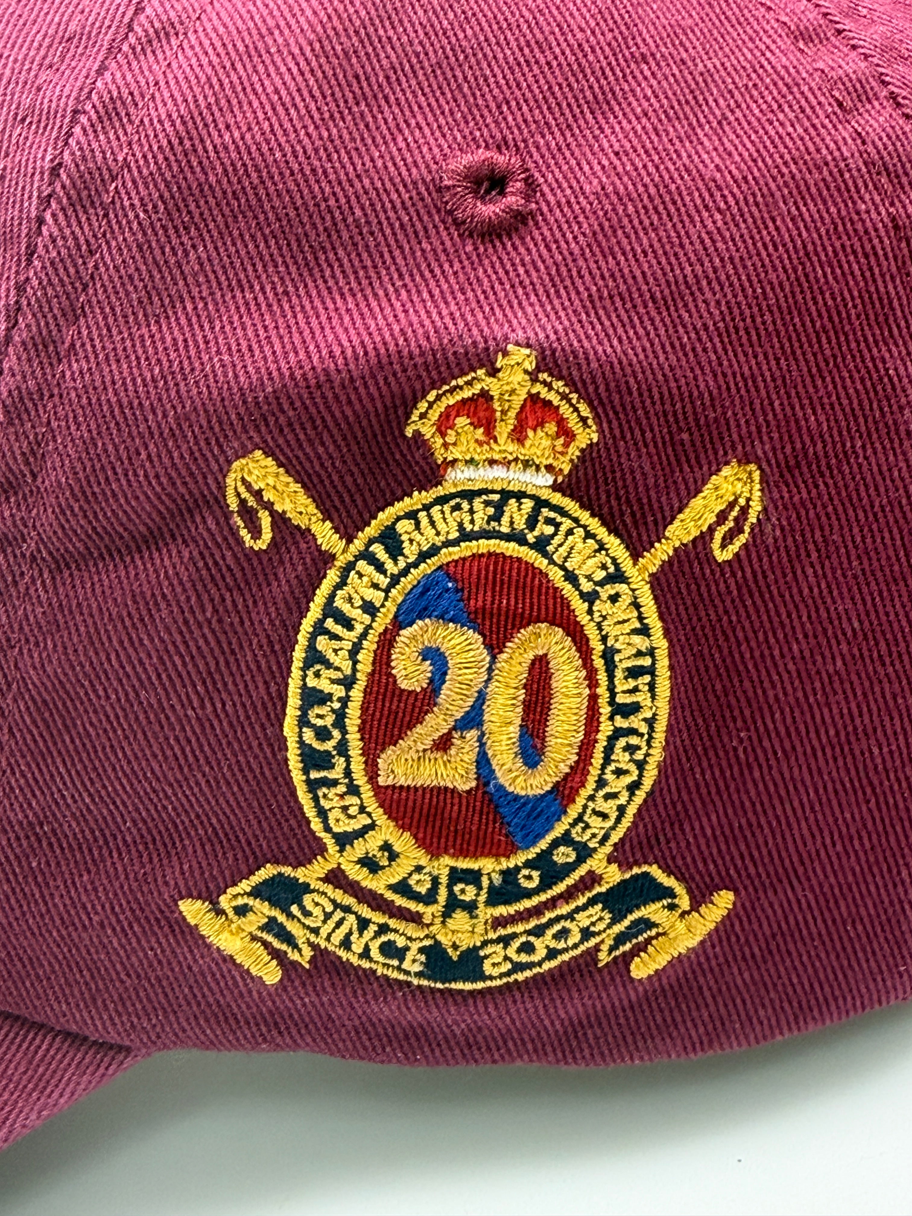 Polo Ralph Lauren Big Pony 20th Anniversary Wine Hat Side "SQ" 3 Ralph Lauren - Flashy Deals Store