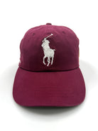Polo Ralph Lauren Big Pony 20th Anniversary Wine Hat Side "SQ" 3 Ralph Lauren - Flashy Deals Store